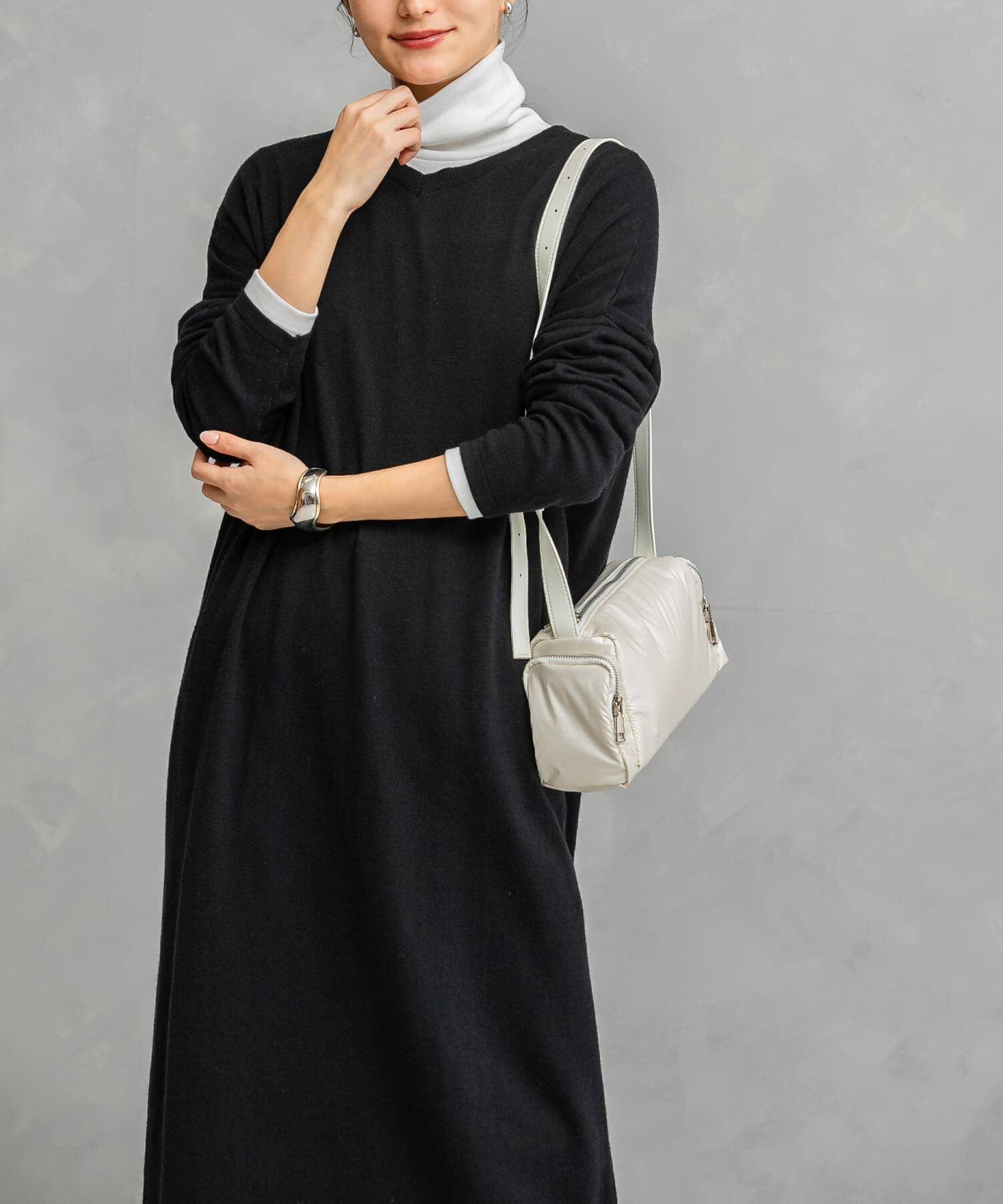 URBAN RESEARCH ROSSO「カシミヤ混2WAYニットワンピース」|ワンピース|