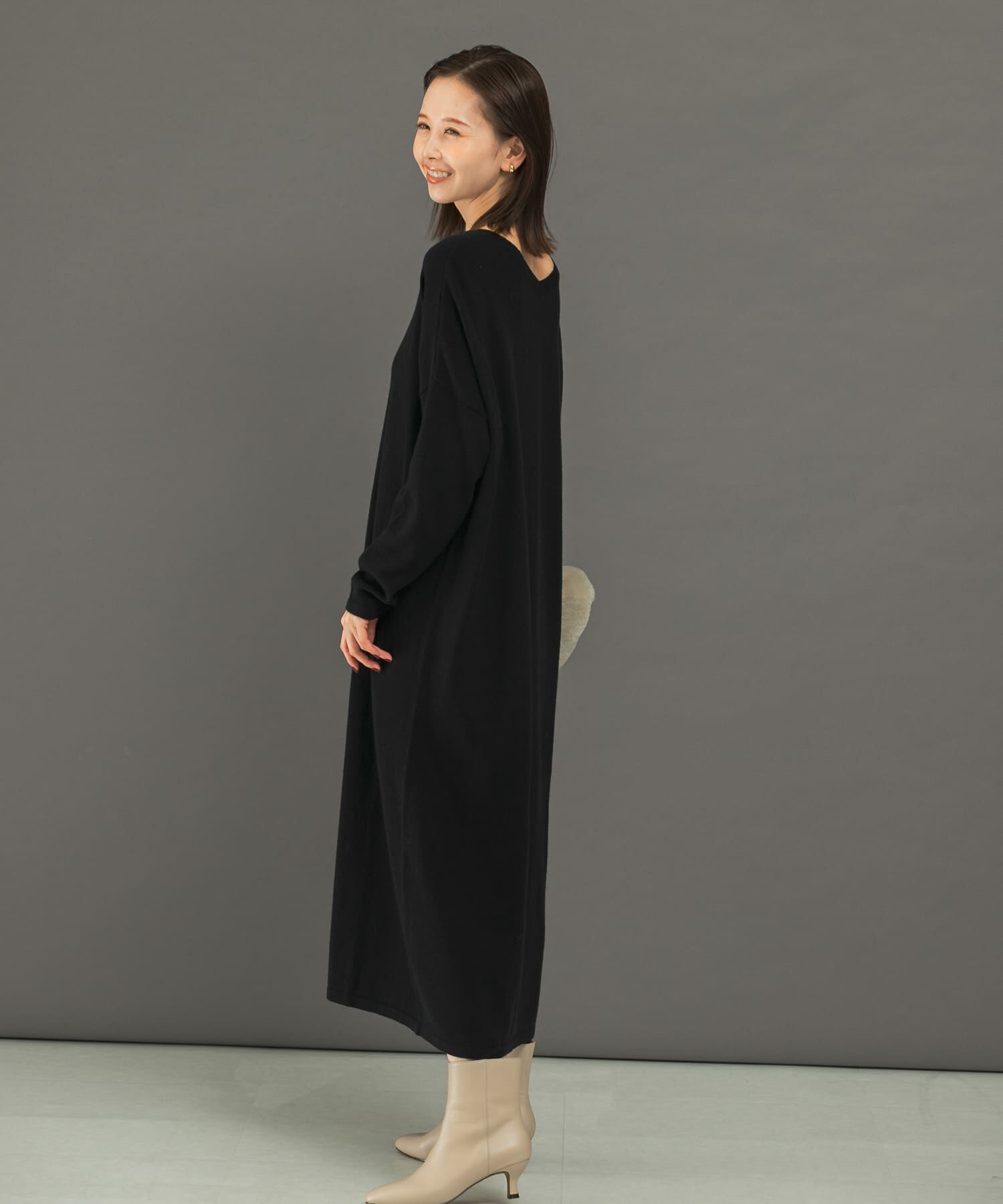 URBAN RESEARCH ROSSO「カシミヤ混2WAYニットワンピース」|ワンピース|