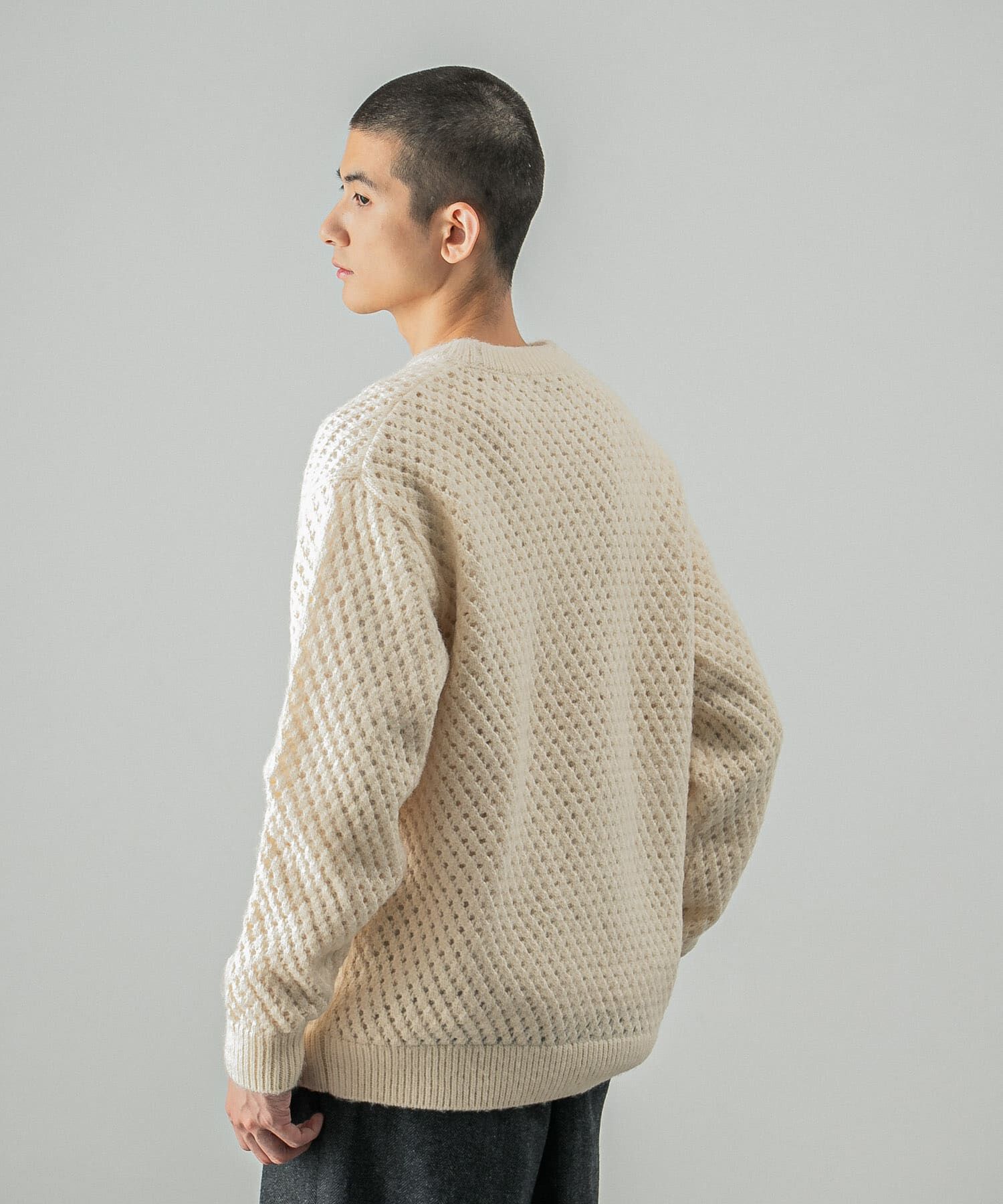 URBAN RESEARCH「ウールアクリルメッシュニット」|ニット・セーター|