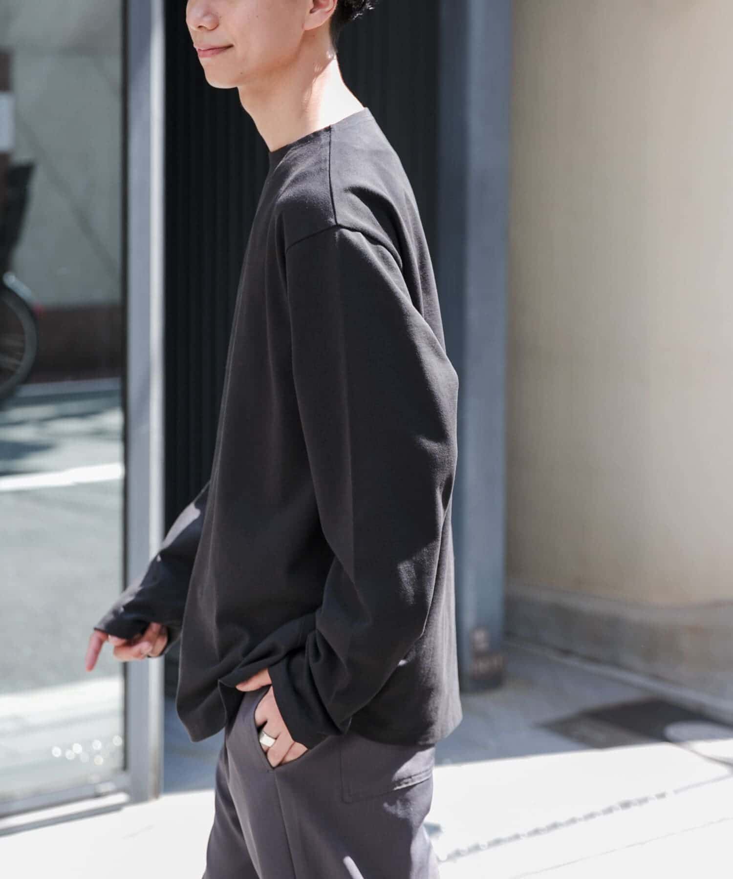 URBAN RESEARCH DOORS「FORK&SPOON　プレーンボートネックカットソー」|Tシャツ・カットソー|