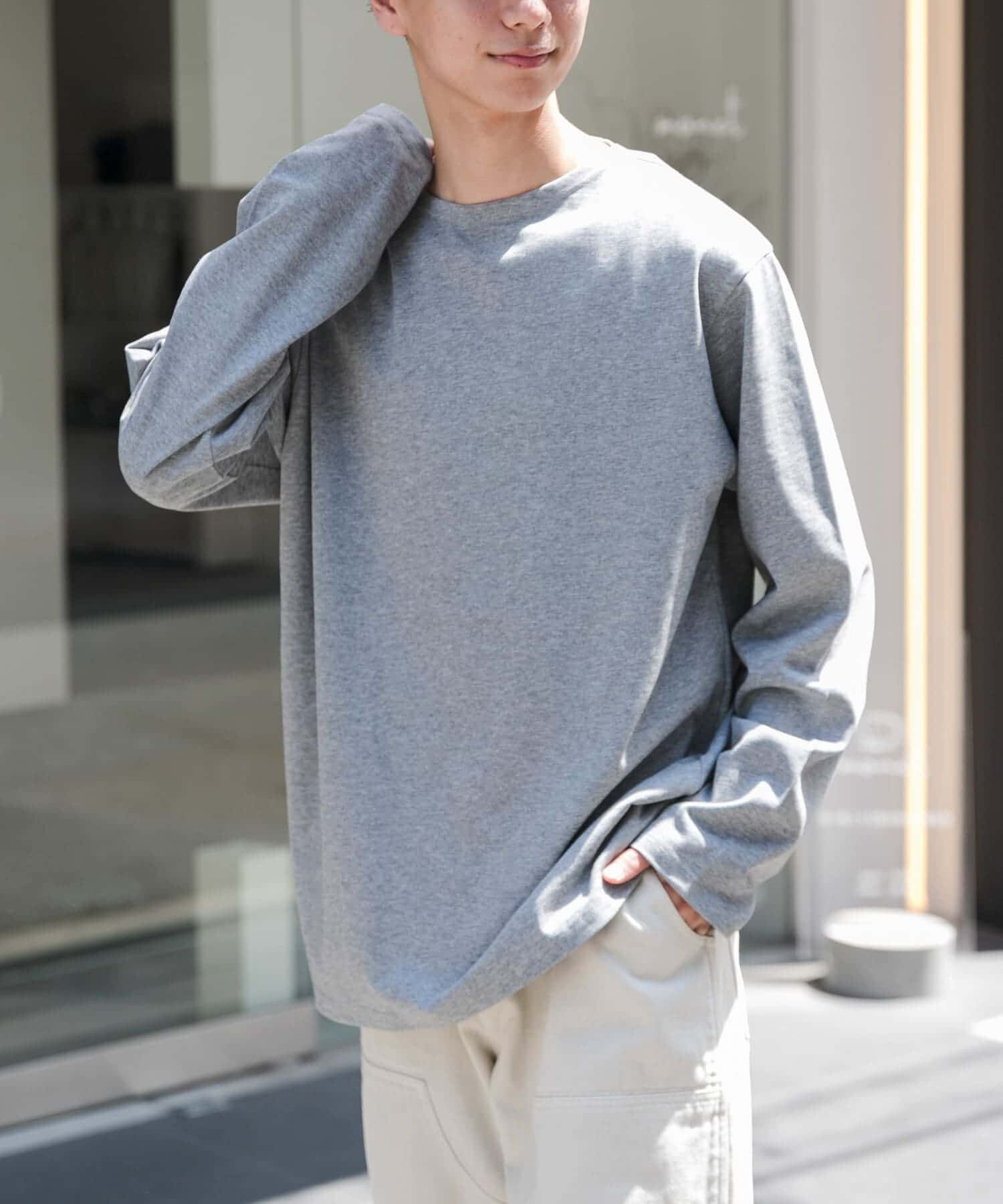 URBAN RESEARCH DOORS「FORK&SPOON　プレーンボートネックカットソー」|Tシャツ・カットソー|