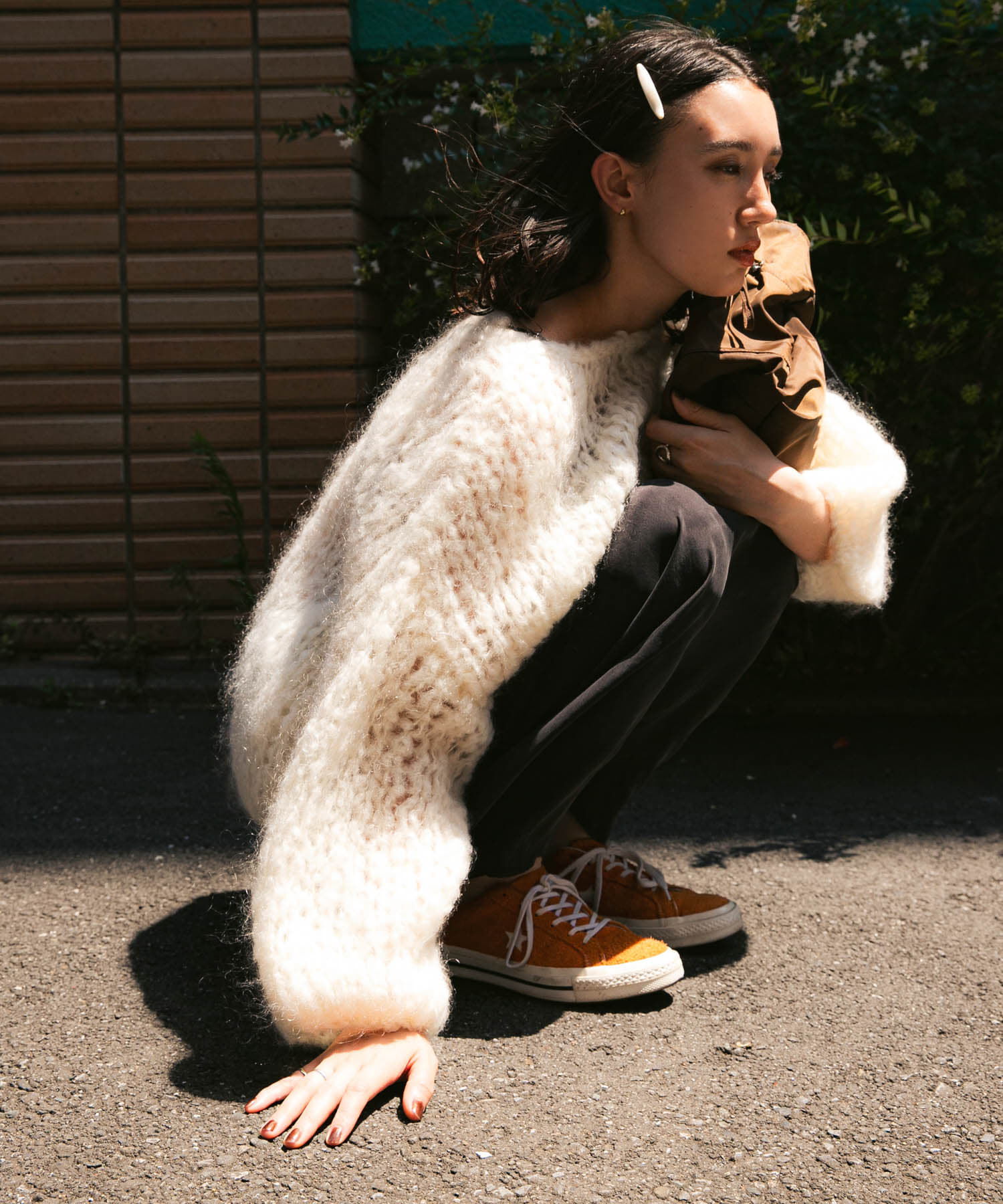 URBAN RESEARCH「モヘヤルーズハンドニット」|ニット・セーター|