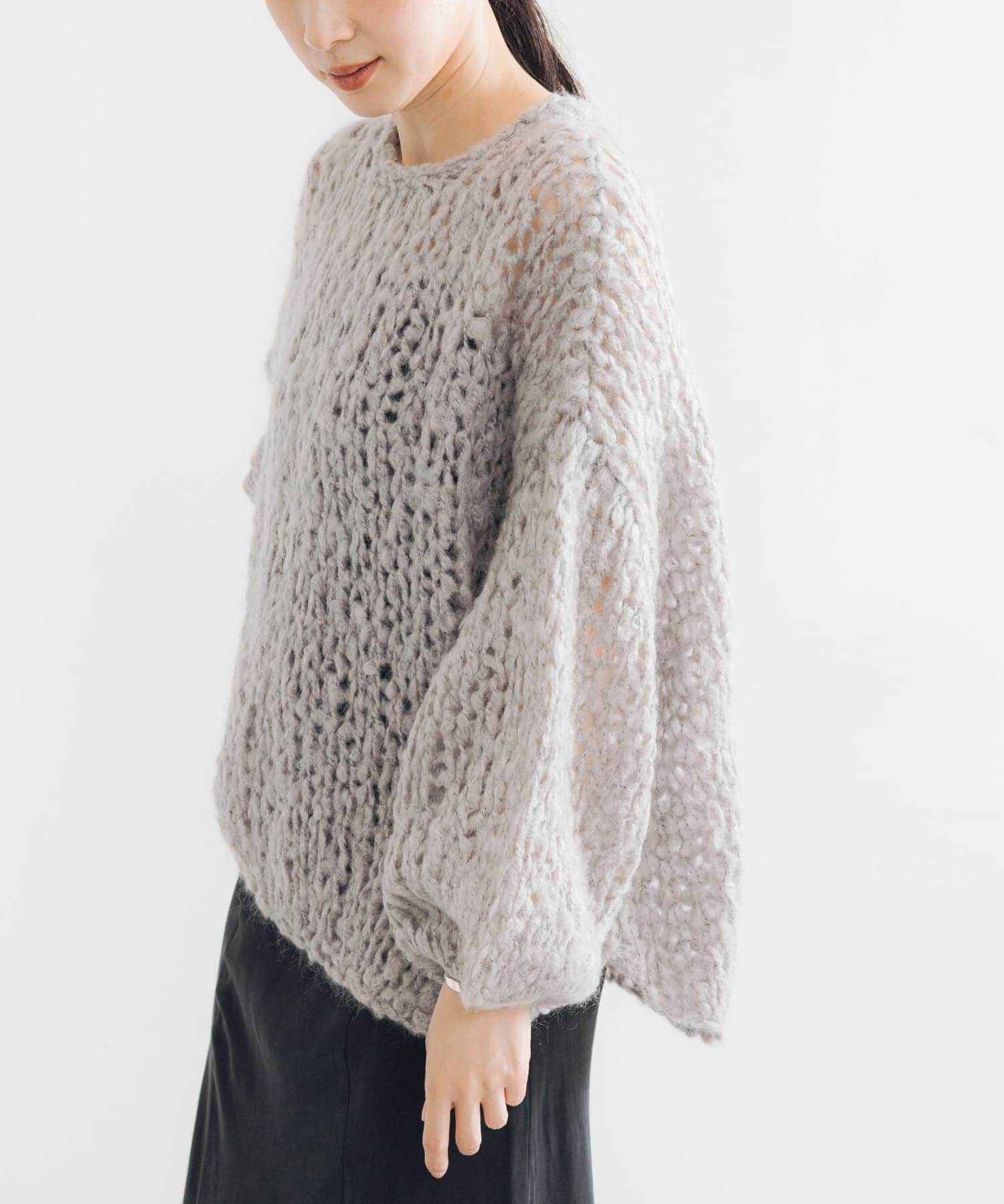 URBAN RESEARCH「モヘヤルーズハンドニット」|ニット・セーター|