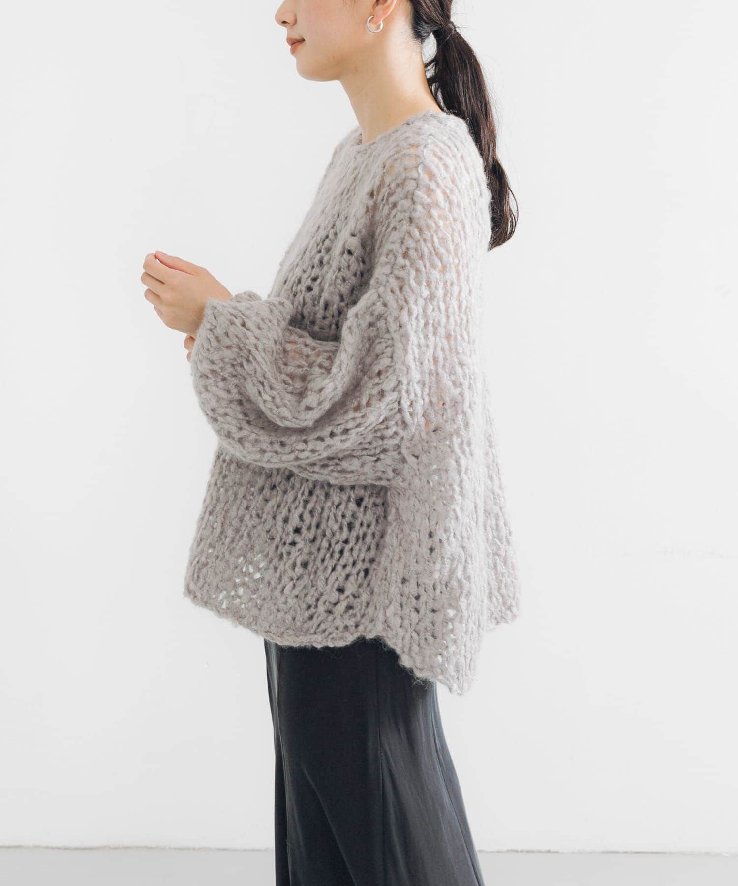 URBAN RESEARCH「モヘヤルーズハンドニット」|ニット・セーター|