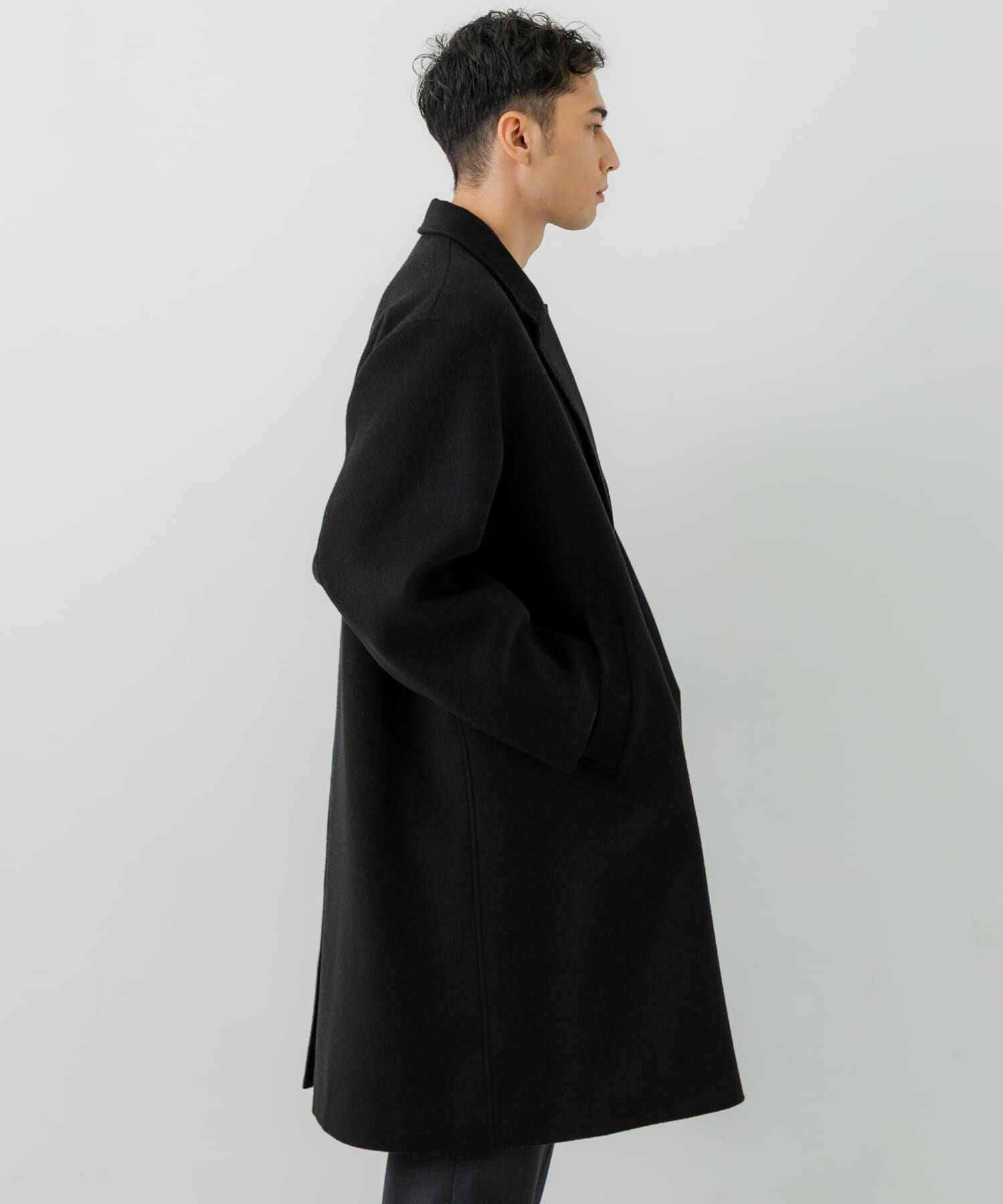URBAN RESEARCH「WOOL OVER CHESTER COAT」|チェスターコート|