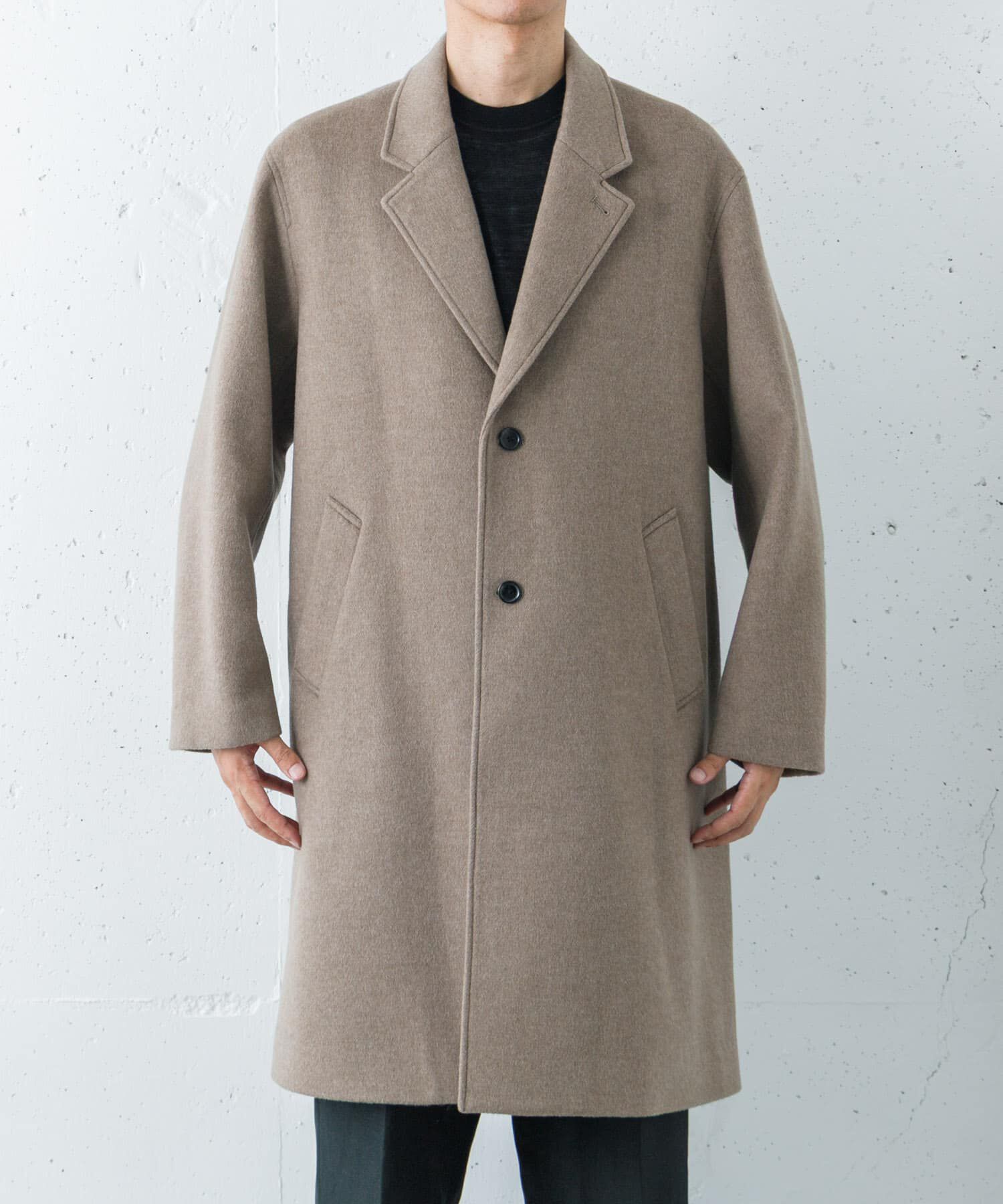 URBAN RESEARCH「WOOL OVER CHESTER COAT」|チェスターコート|