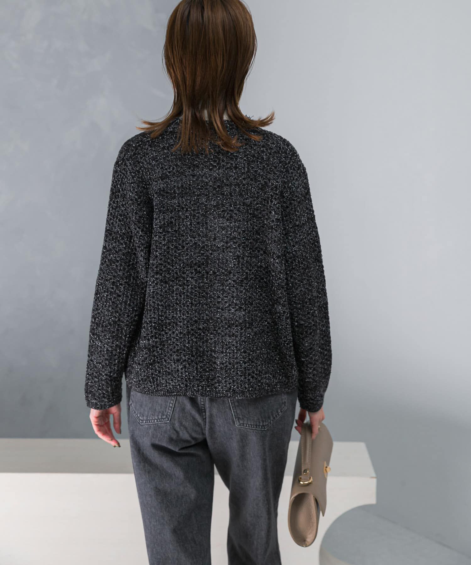 URBAN RESEARCH ROSSO「ツイードVネックカーディガン」|カーディガン|