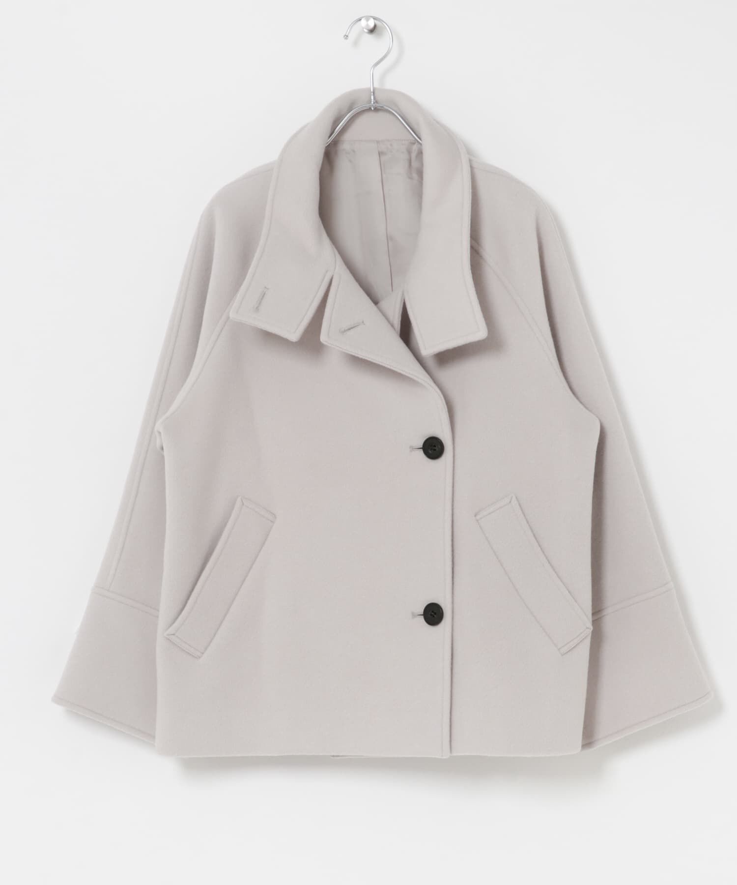 URBAN RESEARCH ROSSO「スーパー140シャルム2WAYカラーコート」|ノーカラーコート|