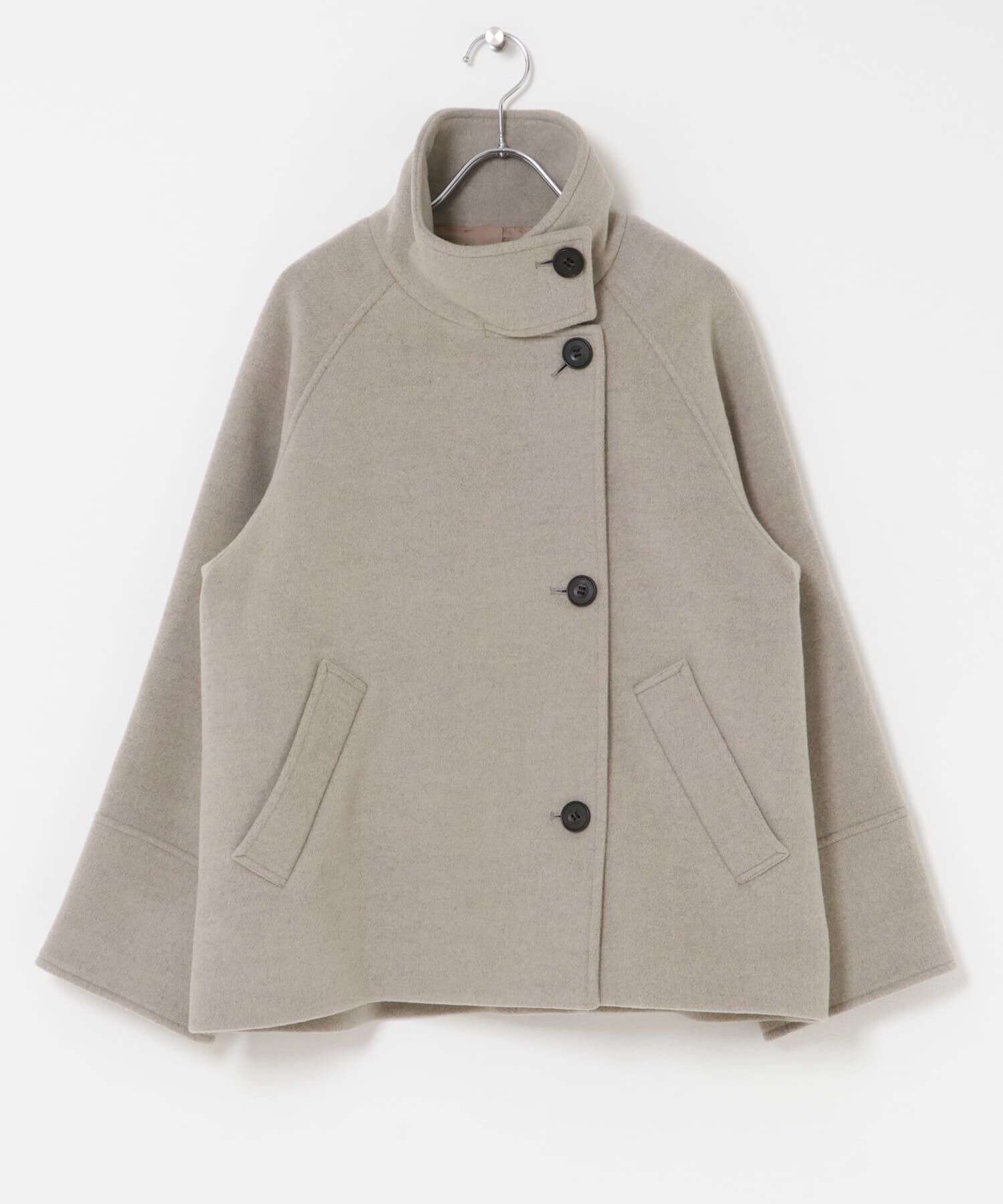 URBAN RESEARCH ROSSO「スーパー140シャルム2WAYカラーコート」|ノーカラーコート|