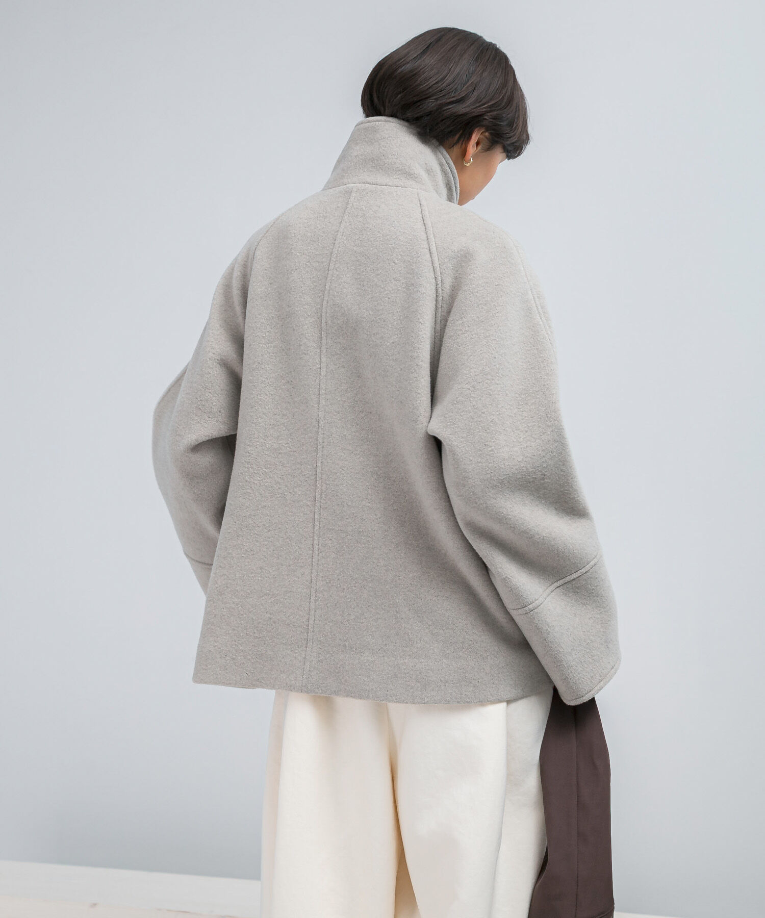 URBAN RESEARCH ROSSO「スーパー140シャルム2WAYカラーコート」|ノーカラーコート|