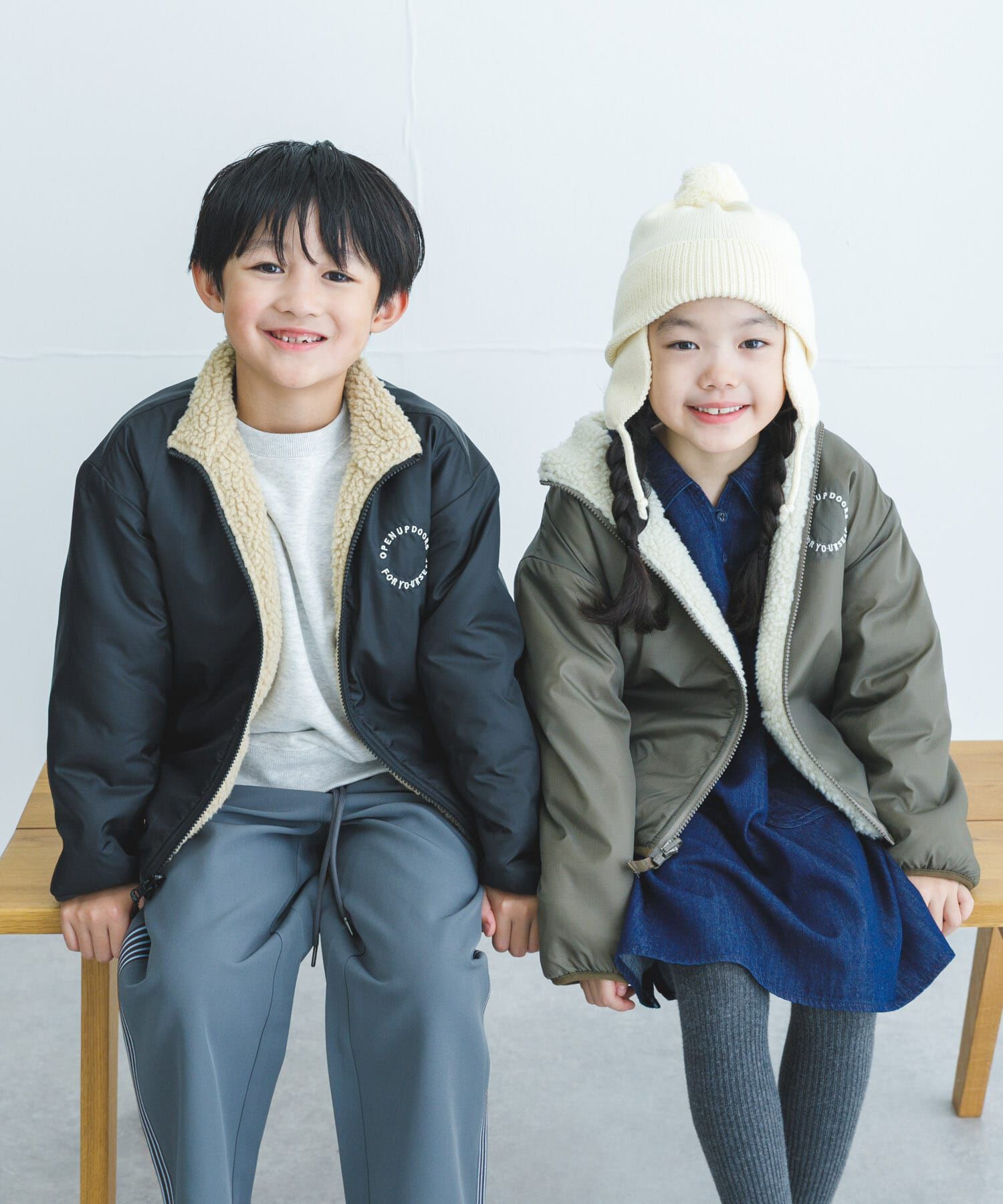 URBAN RESEARCH DOORS「リバーシブルボアジャケット(KIDS)」|その他|