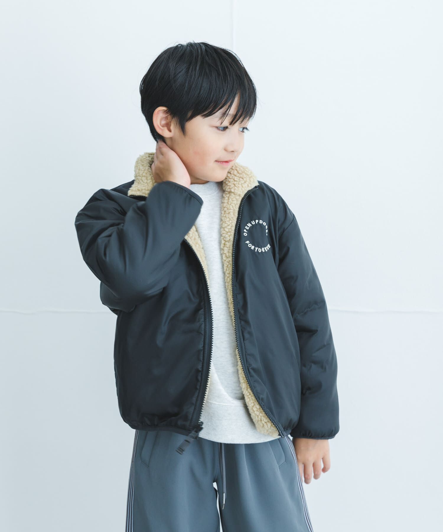 URBAN RESEARCH DOORS「リバーシブルボアジャケット(KIDS)」|その他|