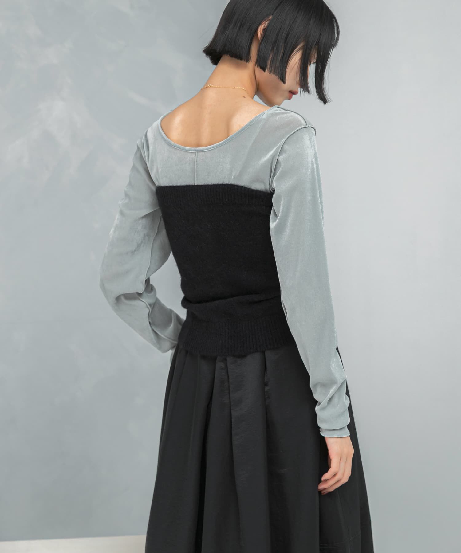 URBAN RESEARCH ROSSO「エアリーニットボタンデザインビスチェ」|ニット・セーター|