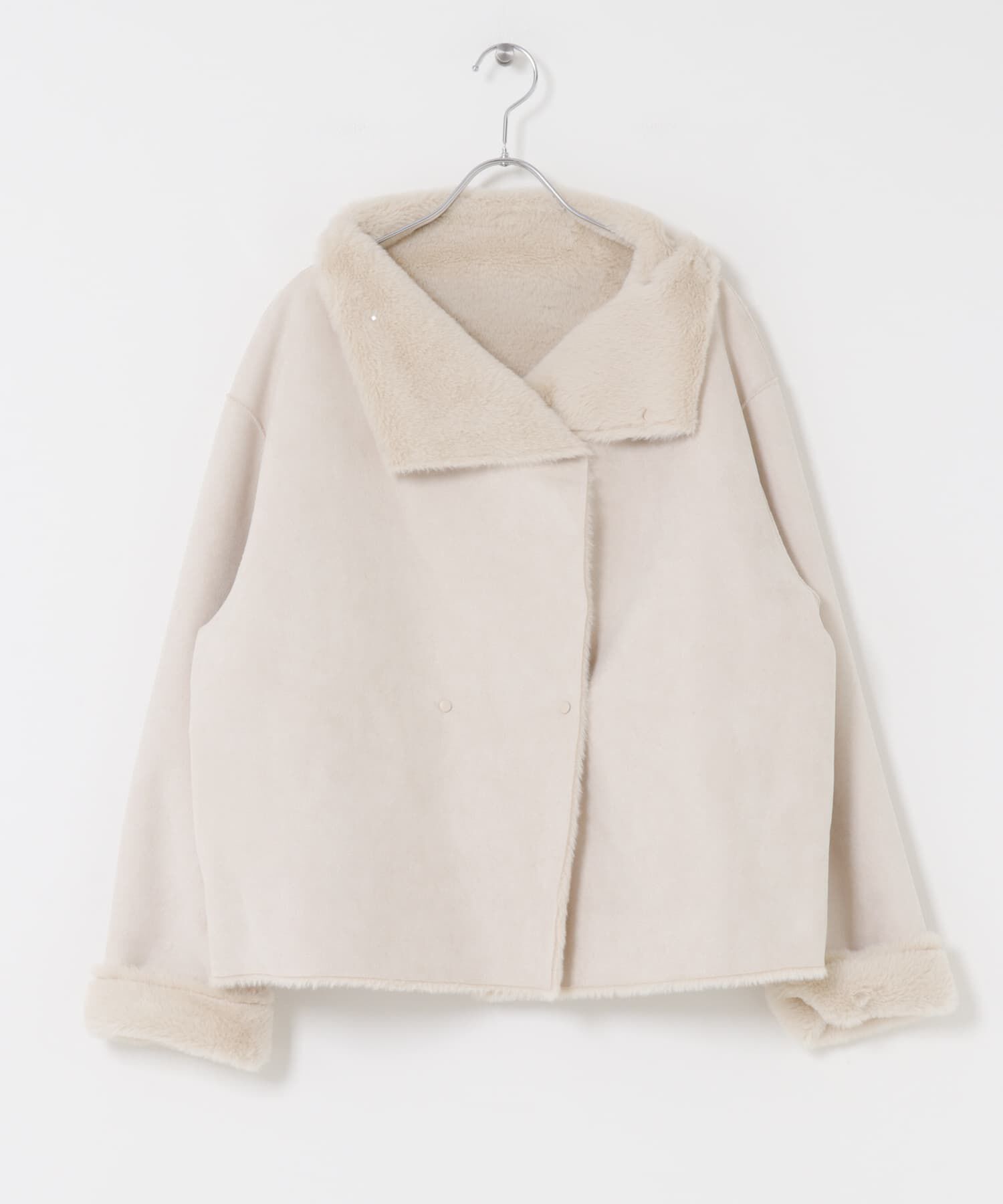 URBAN RESEARCH ROSSO「『WEB/一部店舗限定』リバーシブルファーブルゾン」|ブルゾン・スタジャン|