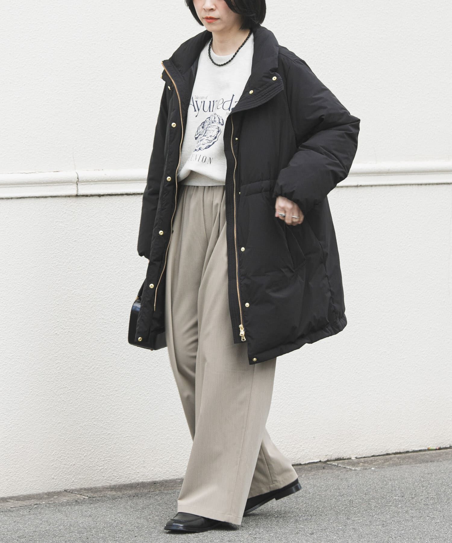 URBAN RESEARCH「スタンドカラードロストダウンコート」|ダウン|