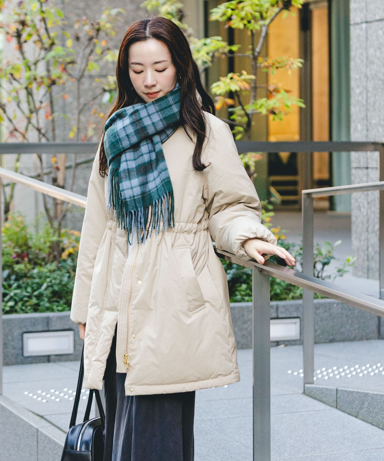 URBAN RESEARCH「スタンドカラードロストダウンコート」|ダウン|