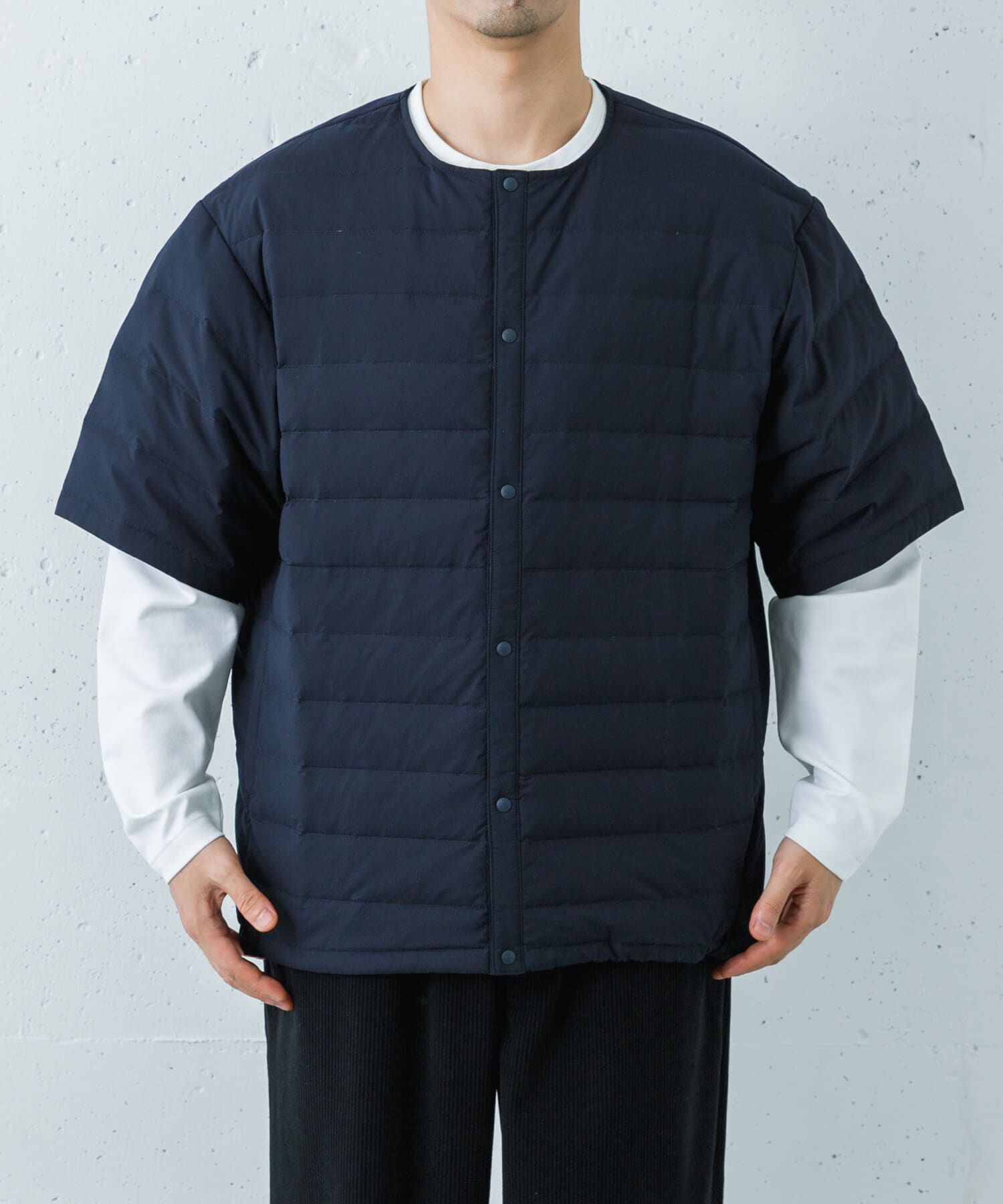 URBAN RESEARCH「Wide Dad　Dad HANSODE MIDDLE DOWN」|ダウン|