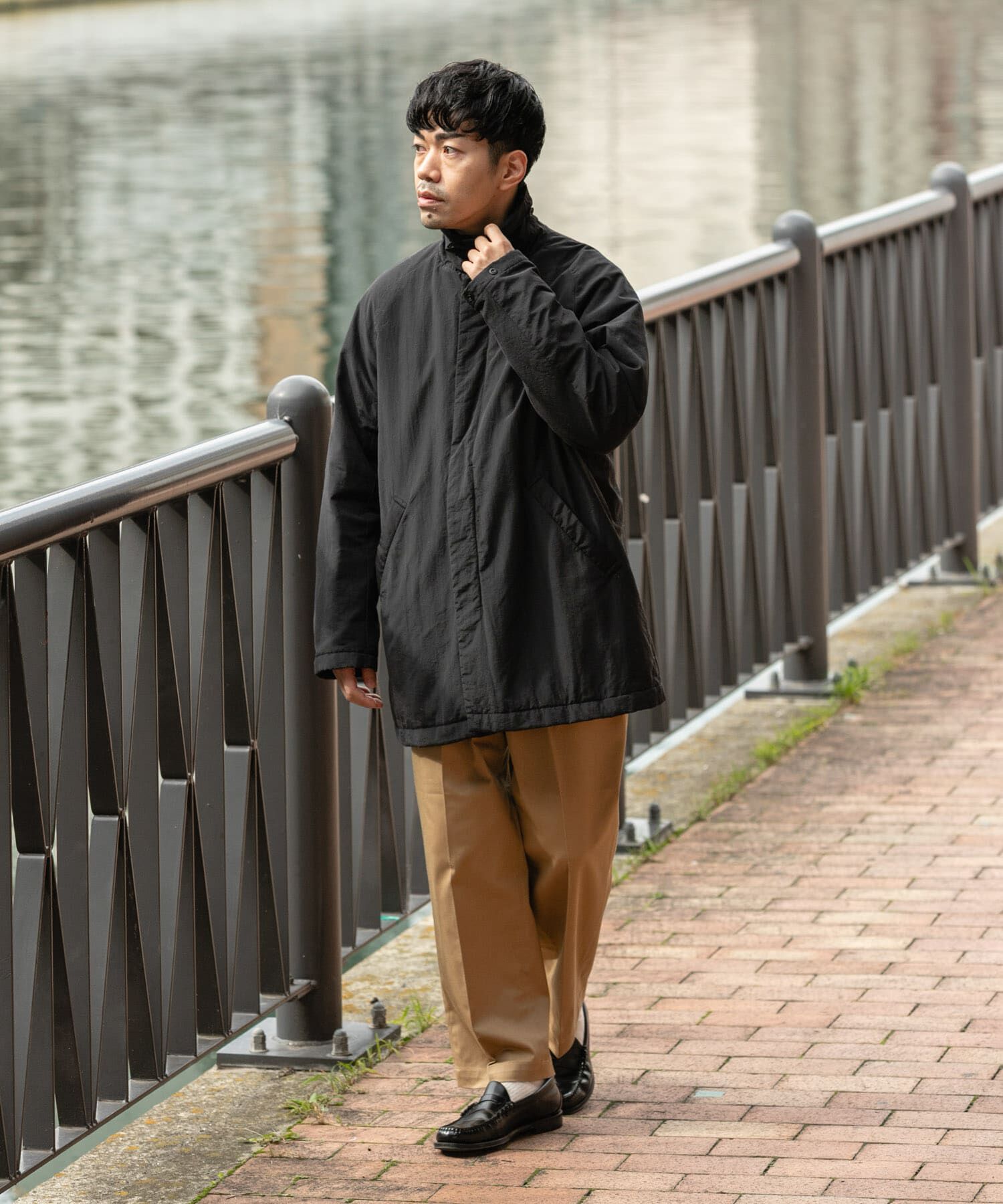 URBAN RESEARCH ROSSO「『XLサイズあり』NOUVELLE中綿ステンカラーコート」|ステンカラーコート|