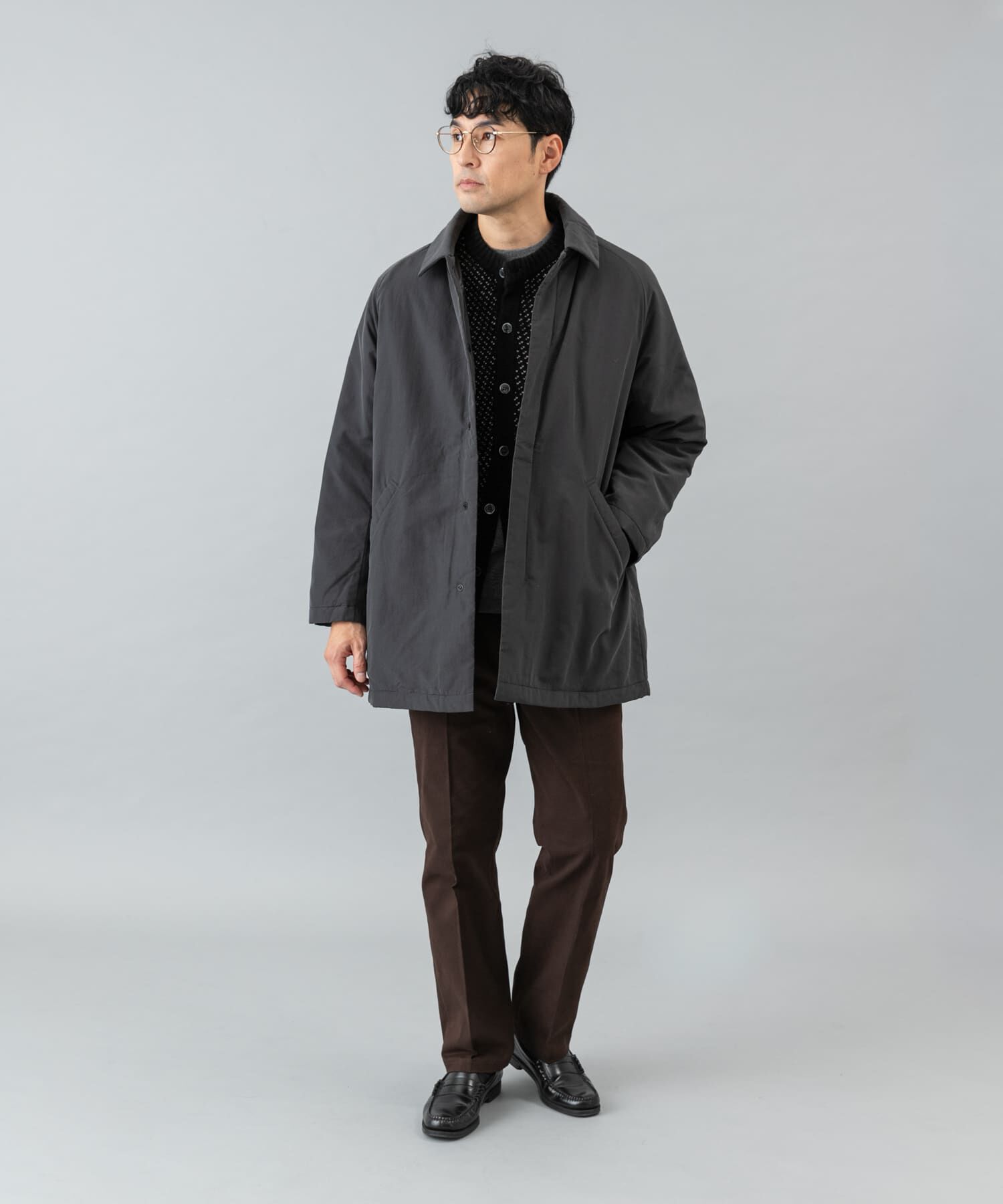 URBAN RESEARCH ROSSO「『XLサイズあり』NOUVELLE中綿ステンカラーコート」|ステンカラーコート|