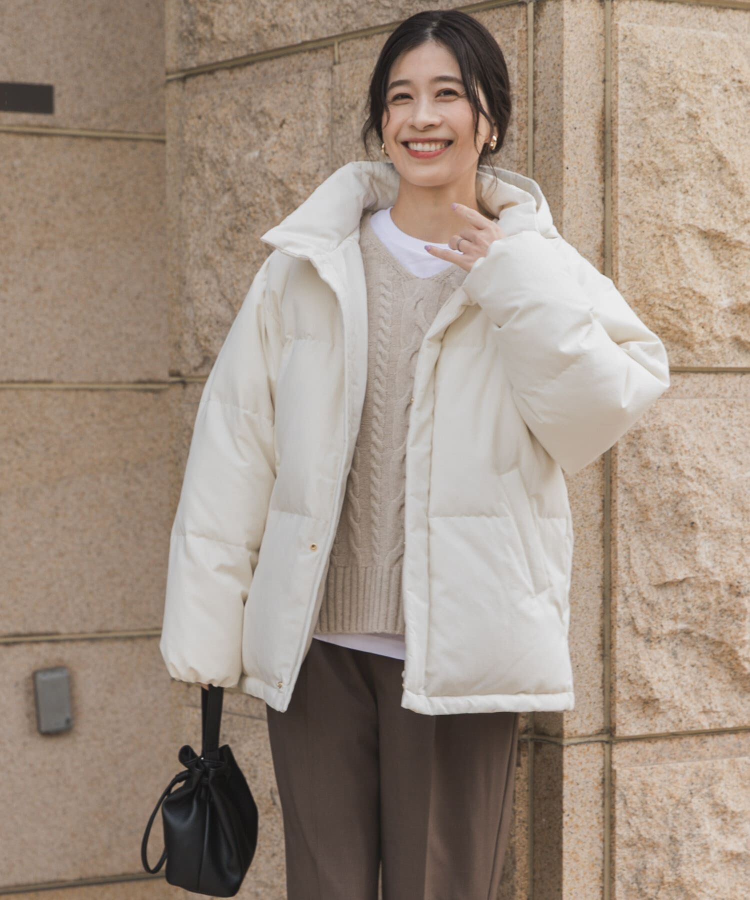 URBAN RESEARCH DOORS「ミドルダウンジャケット」|ダウン|