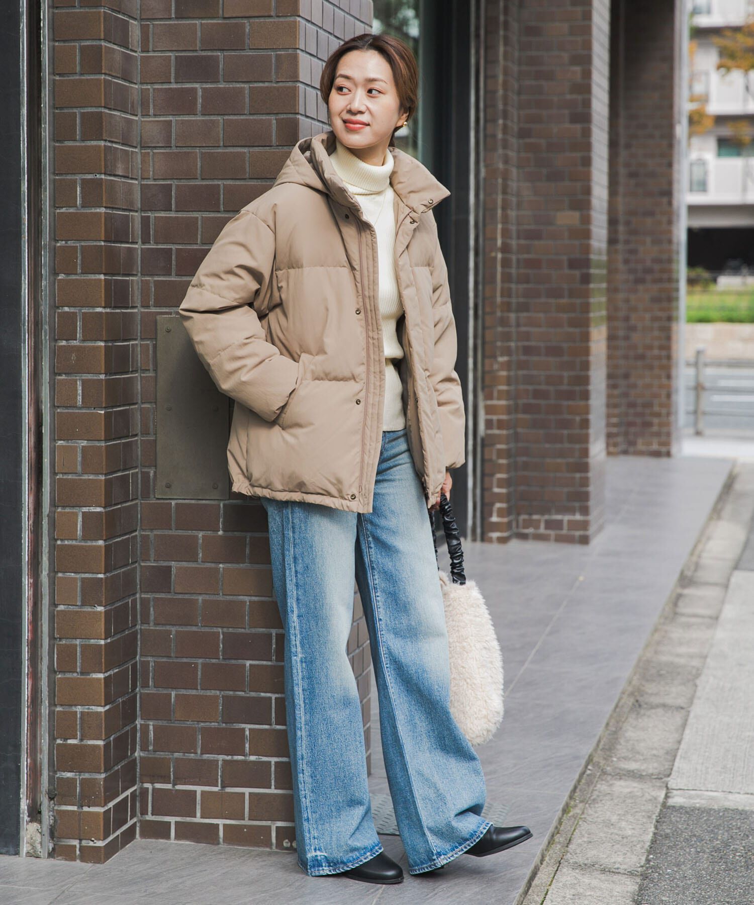 URBAN RESEARCH DOORS「ミドルダウンジャケット」|ダウン|