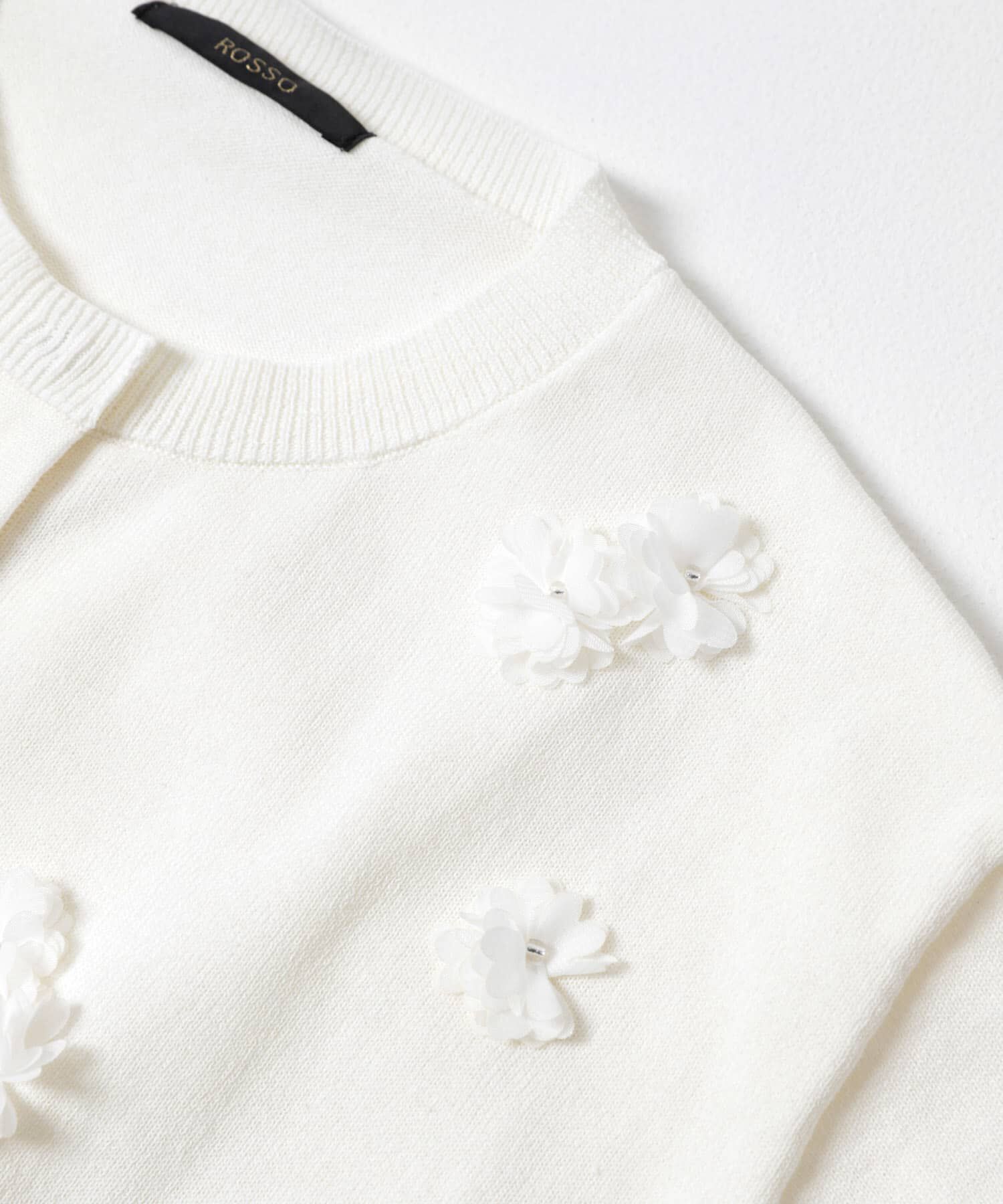 URBAN RESEARCH ROSSO「フラワーモチーフカーディガン」|カーディガン|