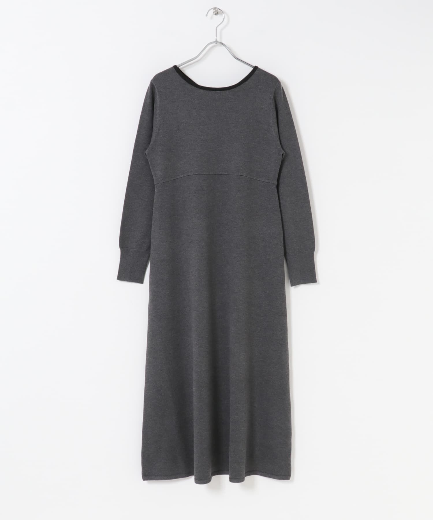 URBAN RESEARCH ROSSO「ウォシャブルフレアシルエットニットワンピース」|ワンピース|