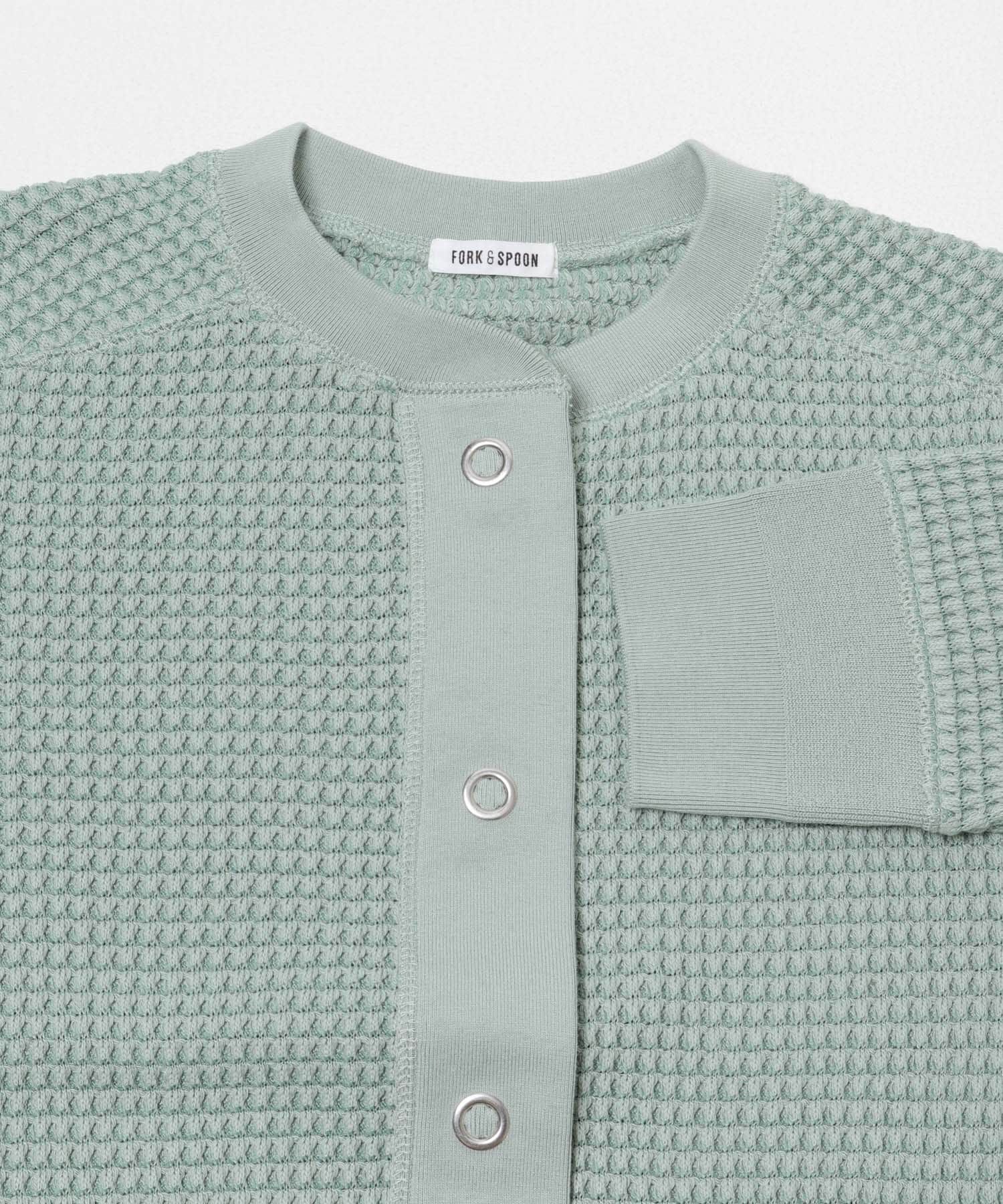 URBAN RESEARCH DOORS「FORK&SPOON　ワッフルカーディガン」|カーディガン|