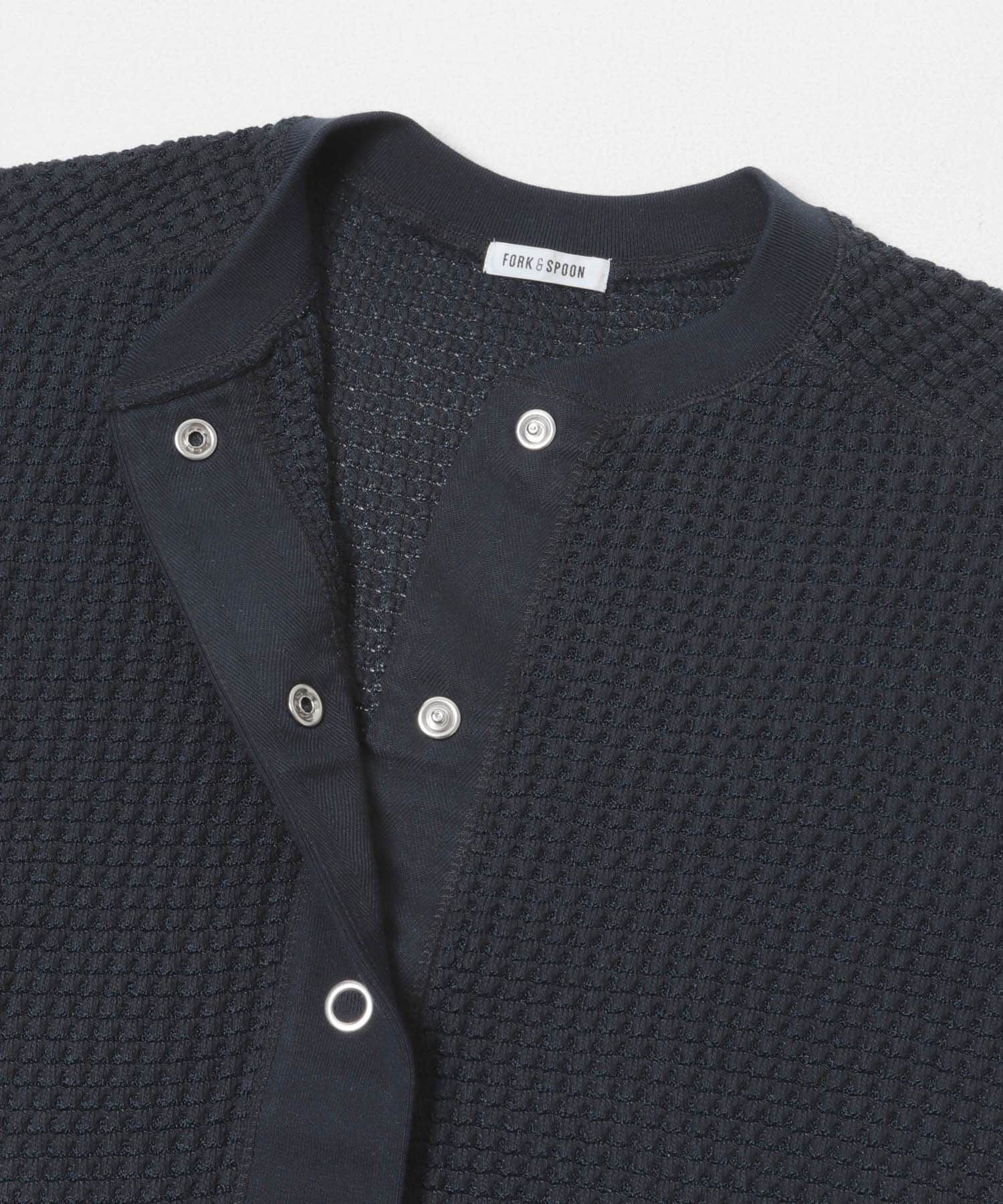 URBAN RESEARCH DOORS「FORK&SPOON　ワッフルカーディガン」|カーディガン|