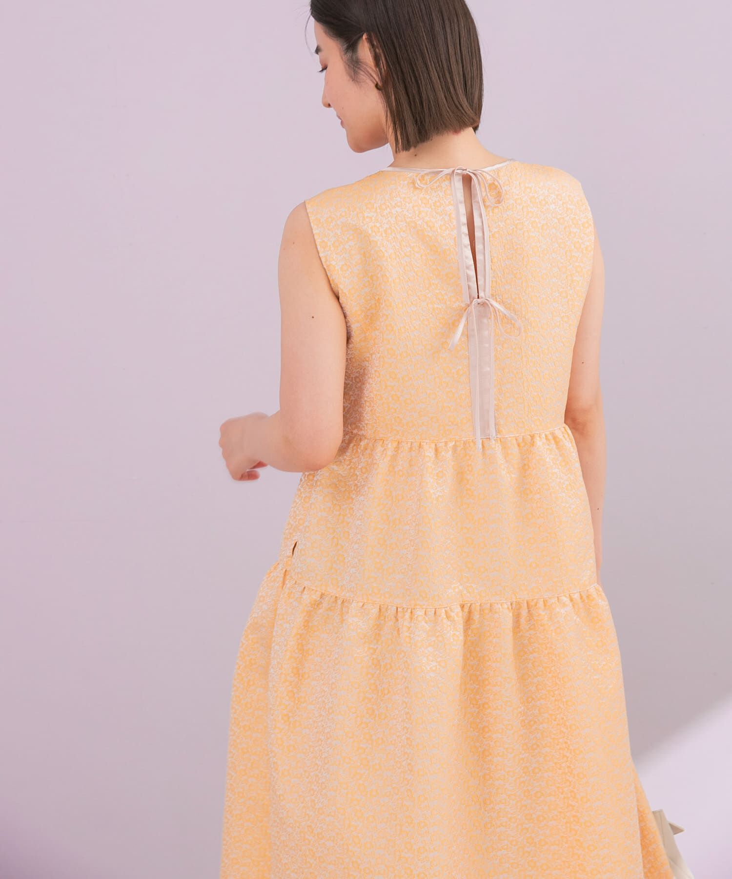 URBAN RESEARCH ROSSO「フラワージャガードフォルムワンピース」|ワンピース|