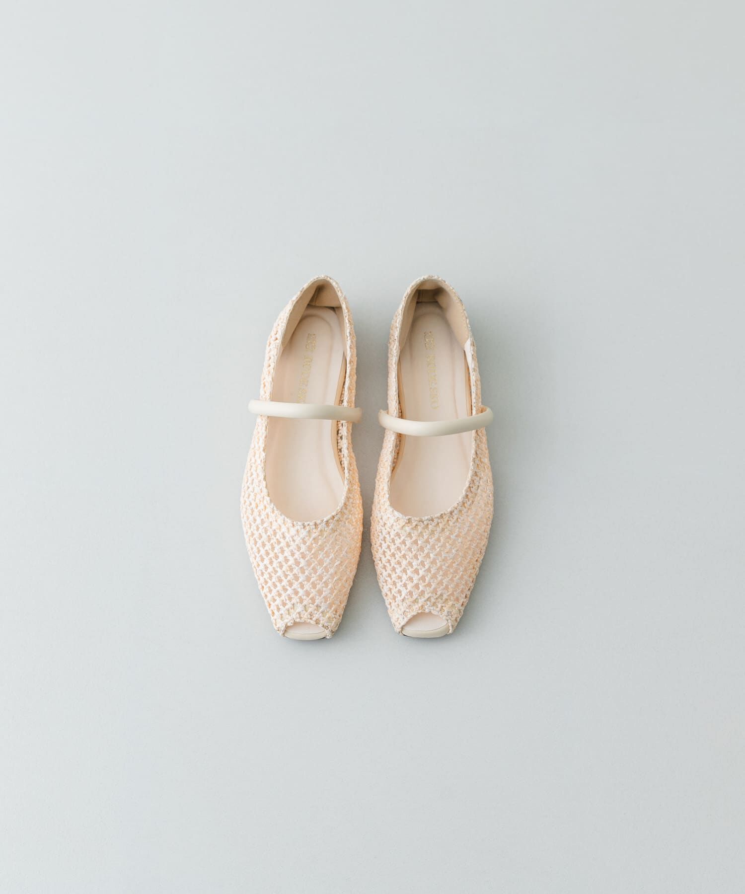 RODE SKO「ピープトゥベルトメッシュフラット」|その他|