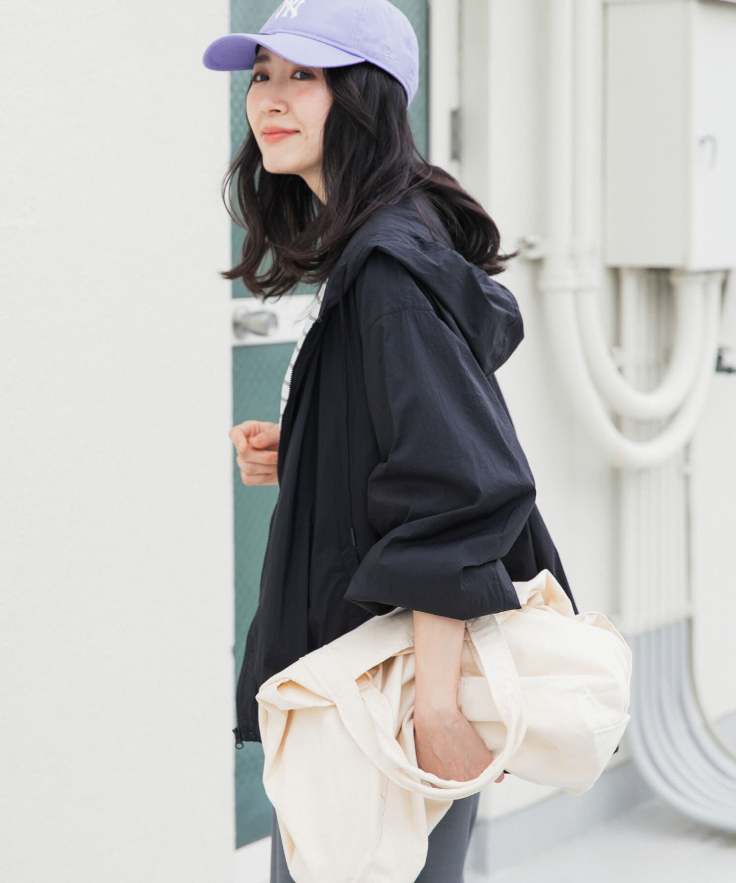 URBAN RESEARCH DOORS「『UR TECH』ポケッタブル撥水フレアパーカー」|その他|