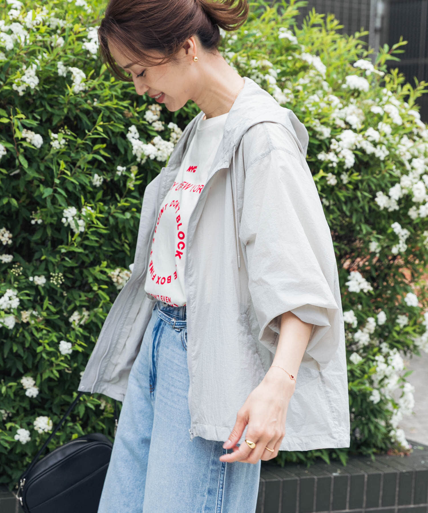 URBAN RESEARCH DOORS「『UR TECH』ポケッタブル撥水フレアパーカー」|その他|