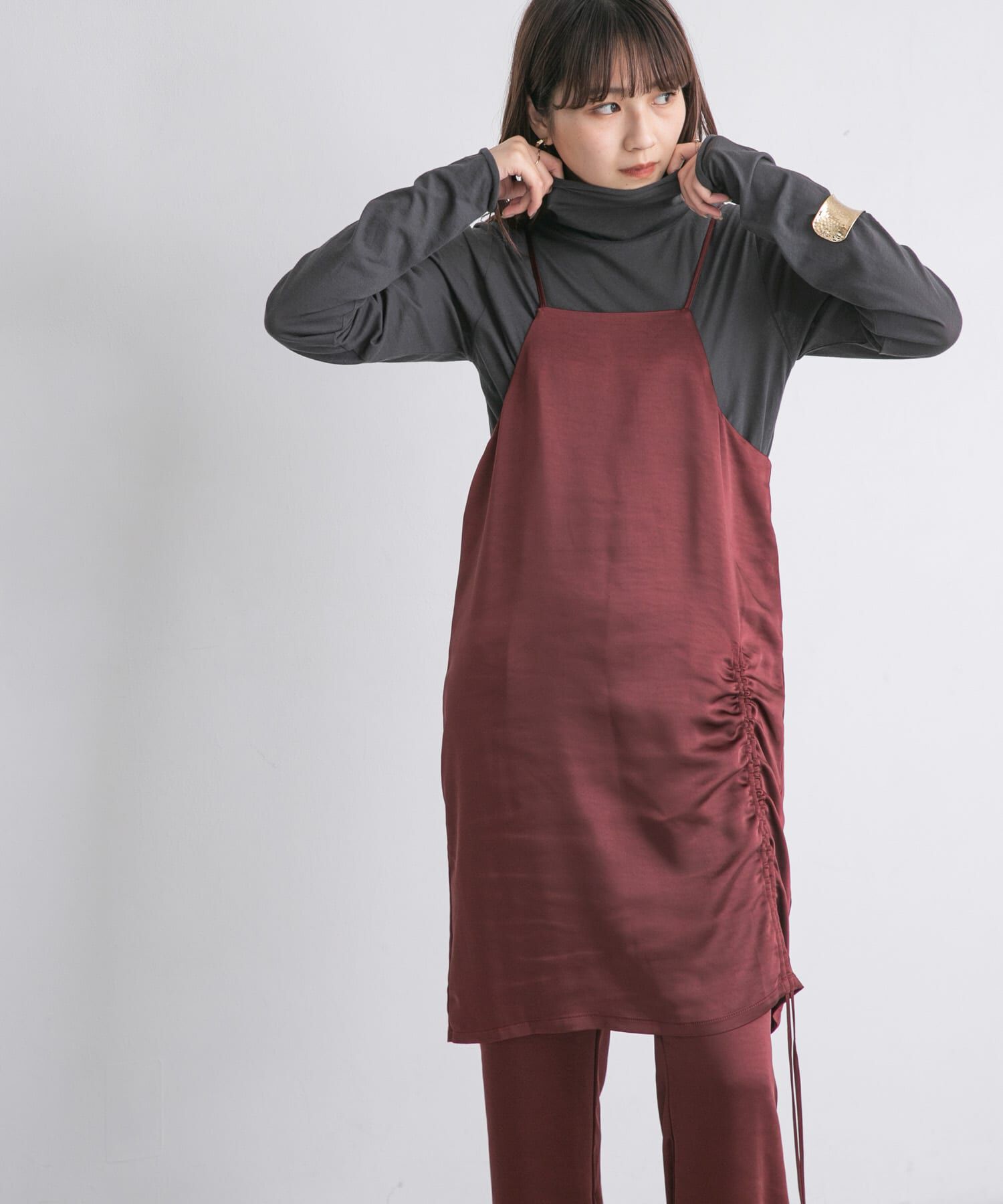  「セットアップキャミワンピース」|ワンピース|