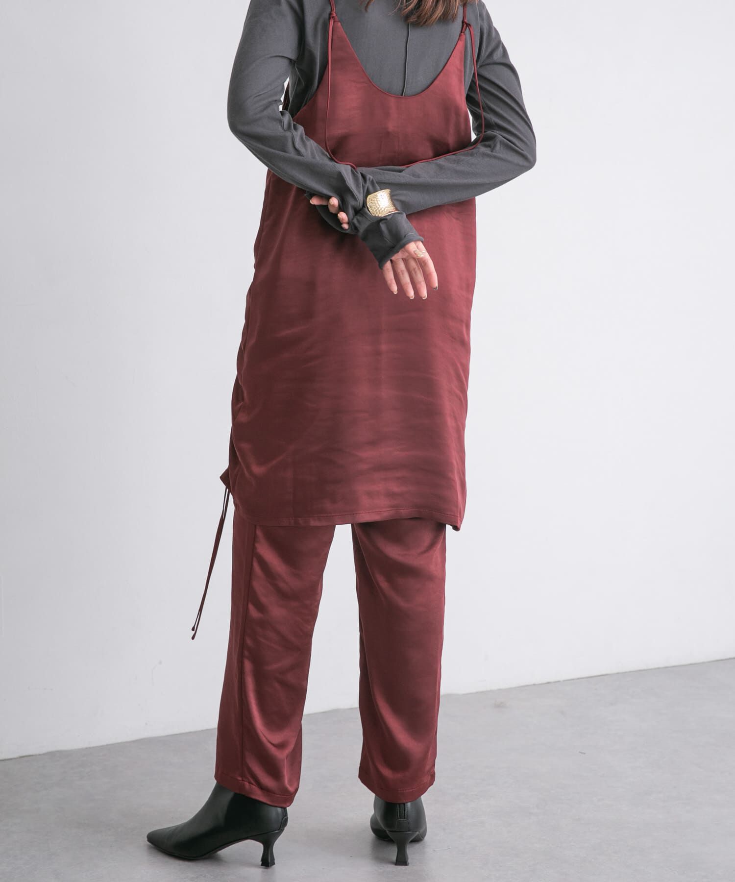  「セットアップキャミワンピース」|ワンピース|