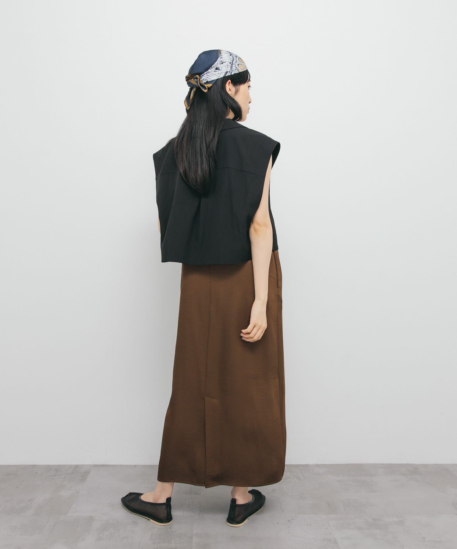  「サテンキャミワンピース」|ワンピース|