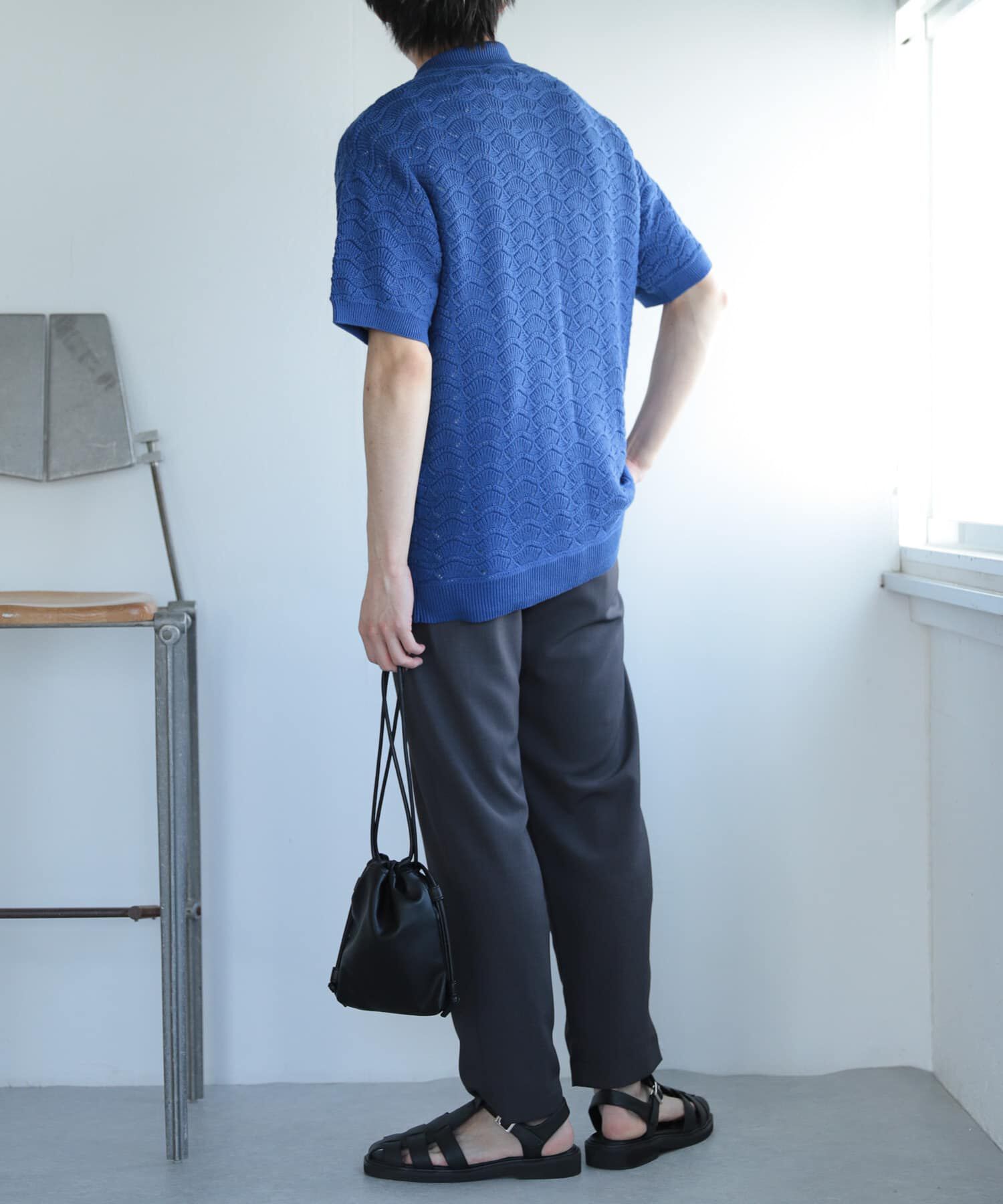 SENSE OF PLACE by URBAN RESEARCH「『ユニセックス』『洗濯可』レースアミカーディガン(5分袖)」|カーディガン|