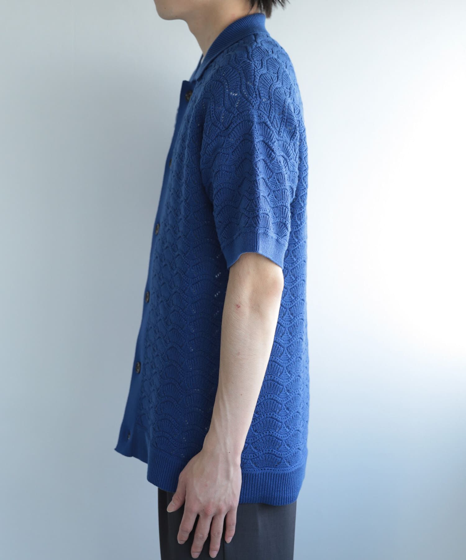 SENSE OF PLACE by URBAN RESEARCH「『ユニセックス』『洗濯可』レースアミカーディガン(5分袖)」|カーディガン|