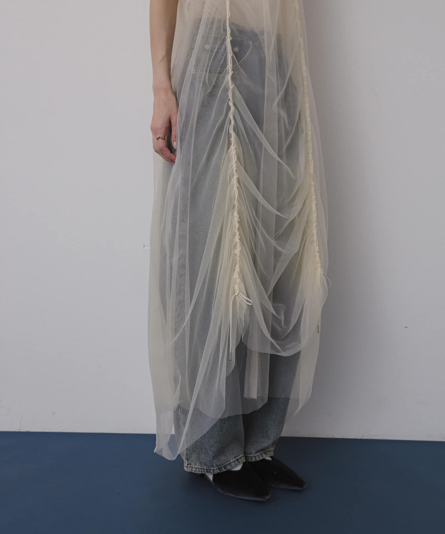 SENSE OF PLACE by URBAN RESEARCH「チュールレイヤードキャミワンピース」|ワンピース|