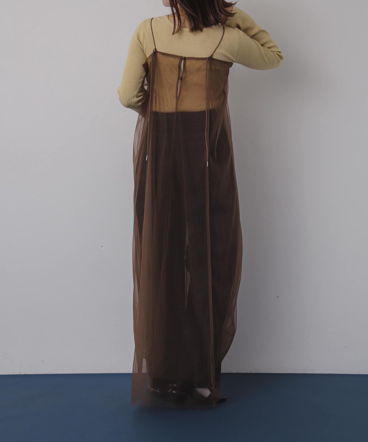 SENSE OF PLACE by URBAN RESEARCH「チュールレイヤードキャミワンピース」|ワンピース|