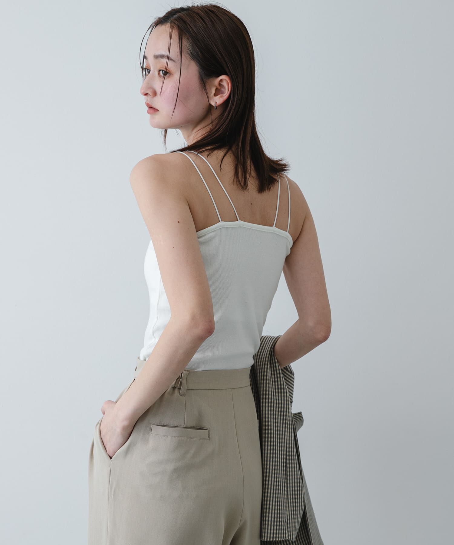 SENSE OF PLACE by URBAN RESEARCH「ダブルストラップカップツキキャミソール」|キャミソール|