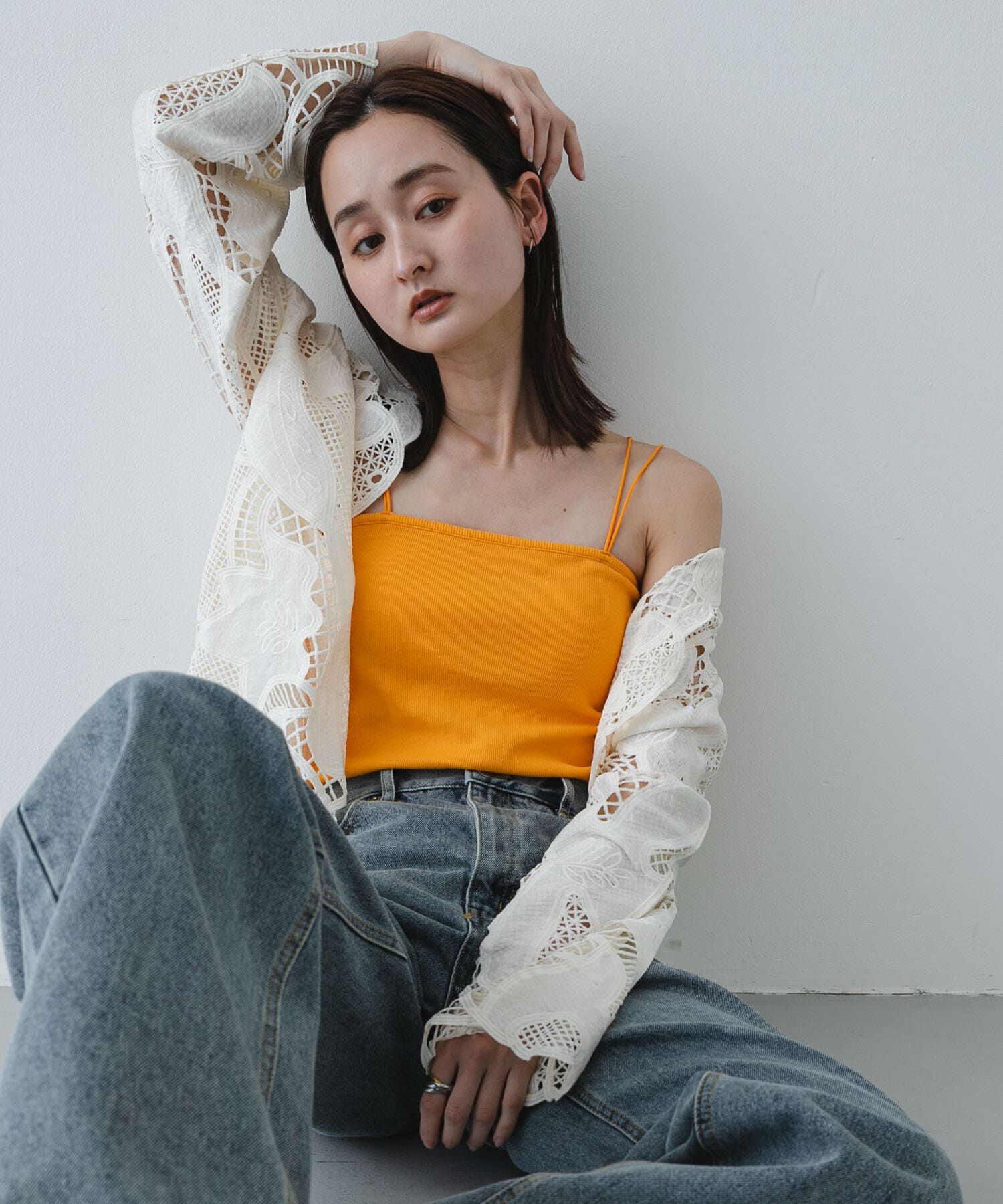 SENSE OF PLACE by URBAN RESEARCH「ダブルストラップカップツキキャミソール」|キャミソール|