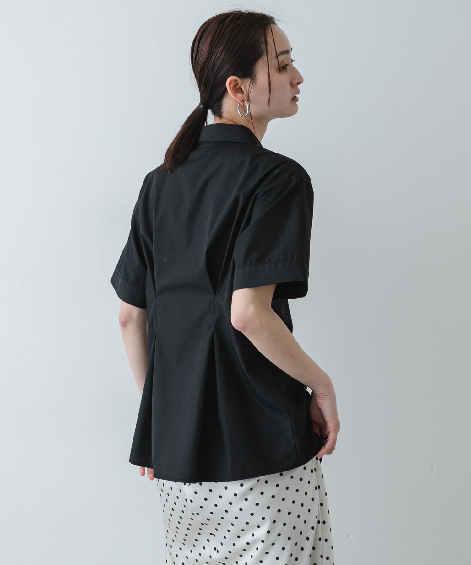 SENSE OF PLACE by URBAN RESEARCH「『イージーケア』ウエストタックハーフスリーブシャツ」|シャツ・ブラウス|