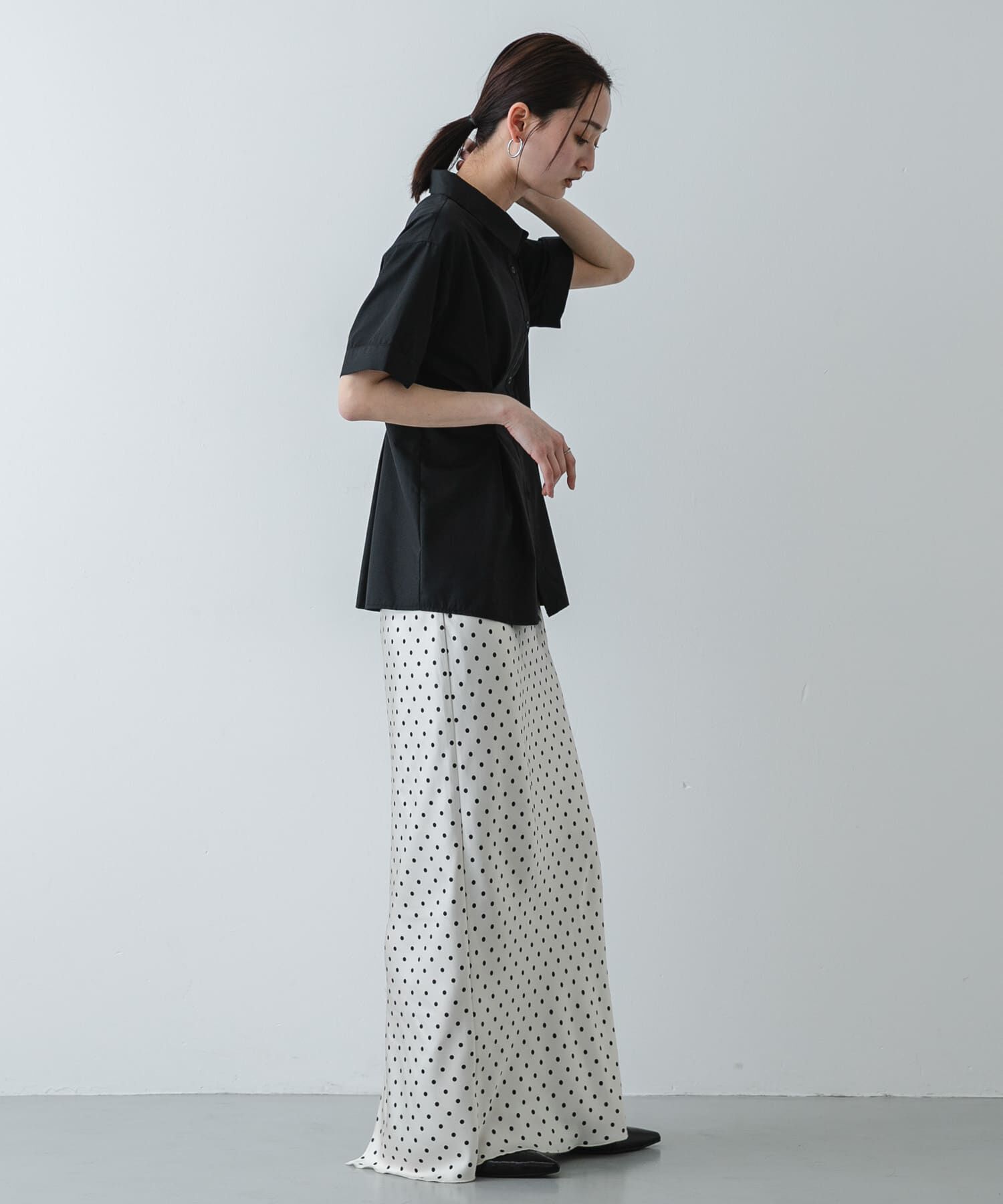 SENSE OF PLACE by URBAN RESEARCH「『イージーケア』ウエストタックハーフスリーブシャツ」|シャツ・ブラウス|