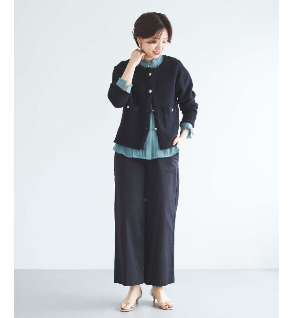 le.coeur blanc「ワイドストレートチノパン」|チノ|