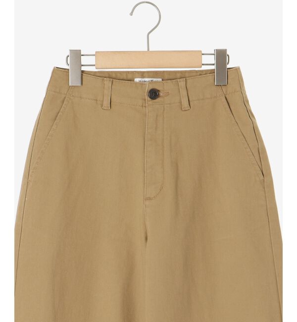 le.coeur blanc「ワイドストレートチノパン」|チノ|