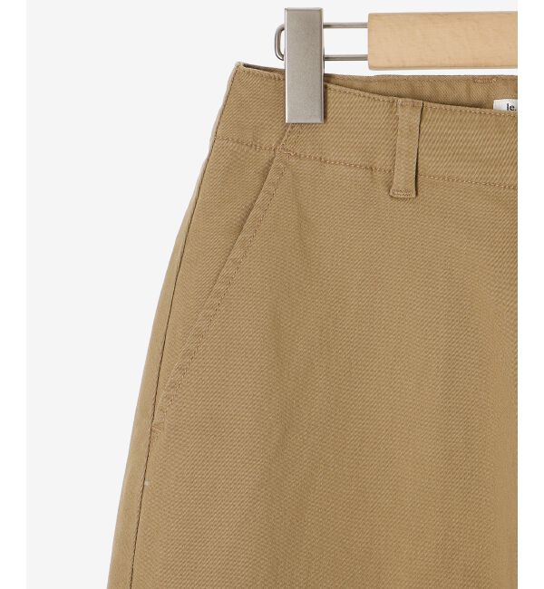 le.coeur blanc「ワイドストレートチノパン」|チノ|