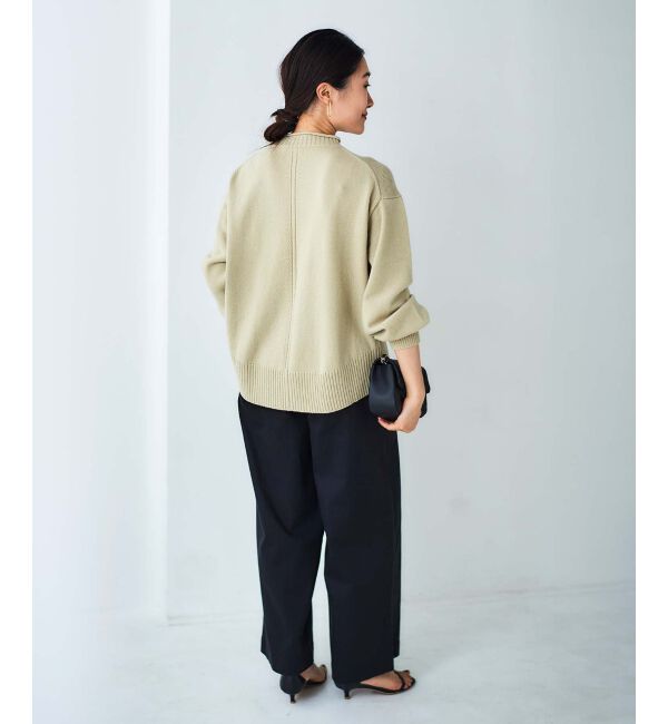 le.coeur blanc「ワイドストレートチノパン」|チノ|