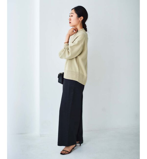 le.coeur blanc「ワイドストレートチノパン」|チノ|