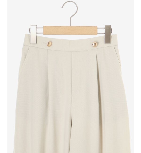 le.coeur blanc「リネンライクワイドクロップドパンツ」|その他|